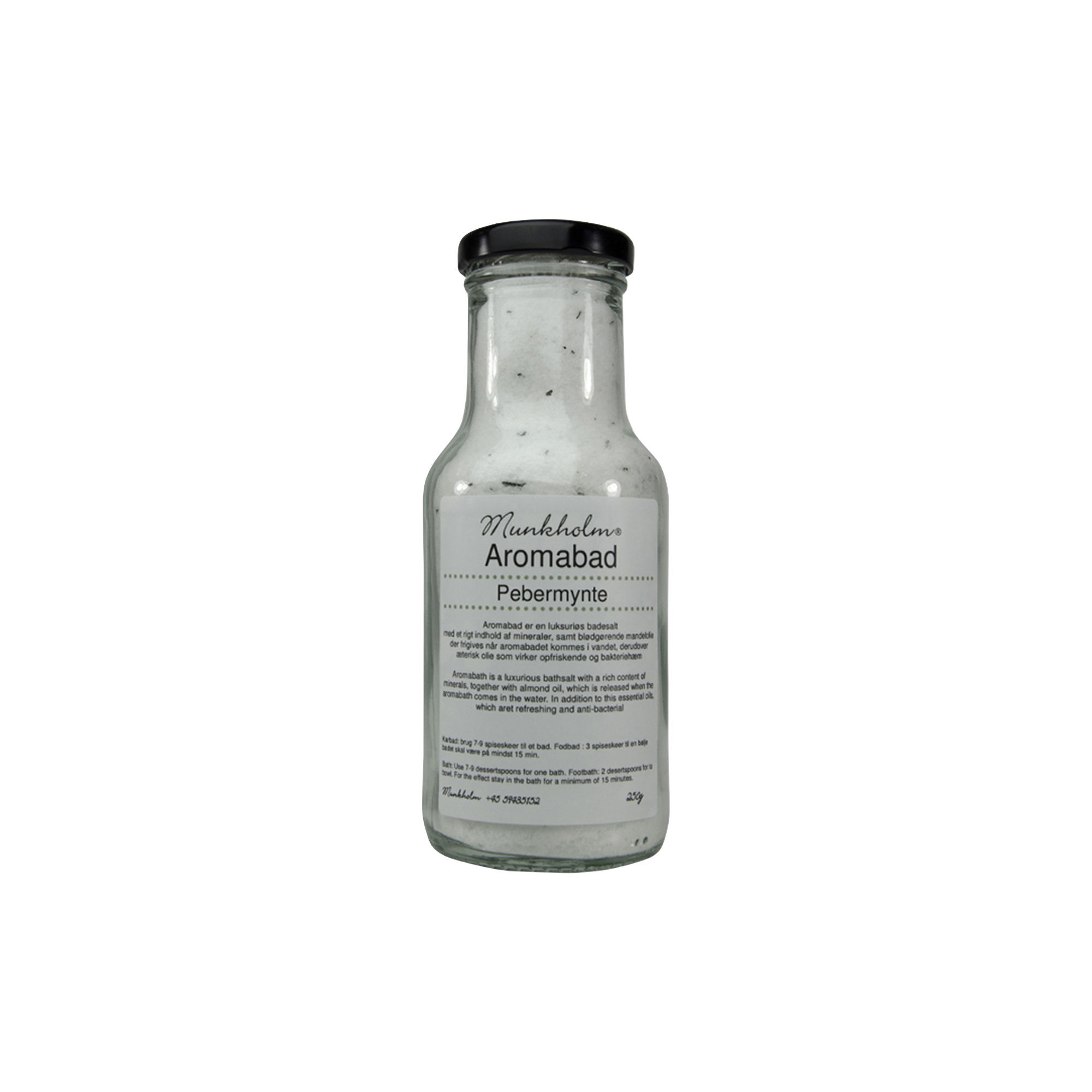 Munkholm - Aromabad badesalt, pebermynte