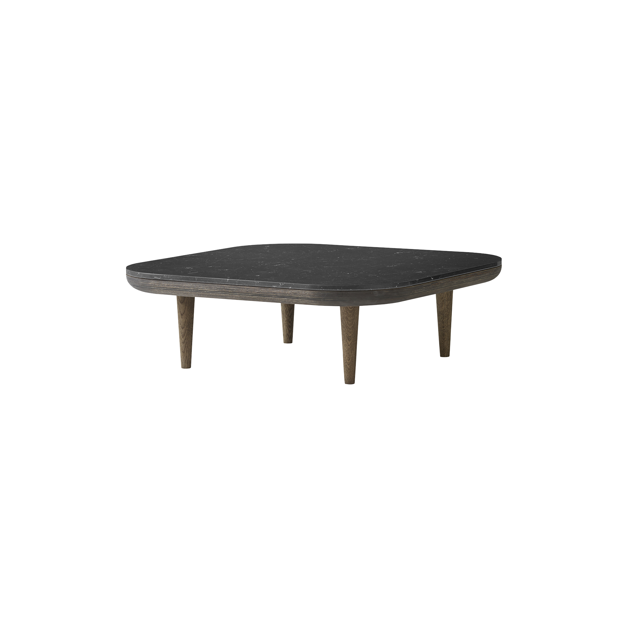 &Tradition - Fly SC4 Coffee Table, Nero Marquina marble/smoked oiled oak