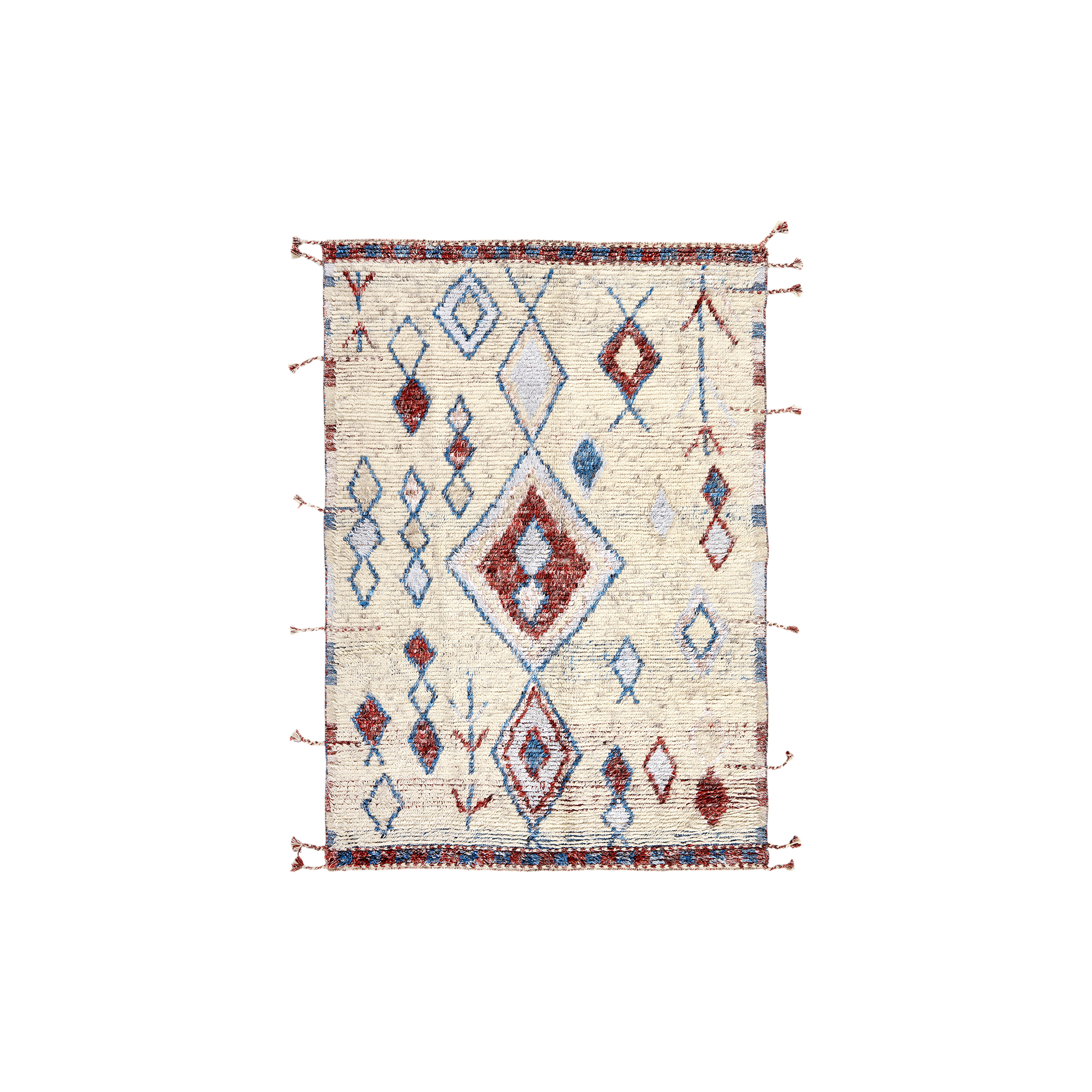 Rezas - Tribe gulvtæppe, ivory red - 200x300 cm