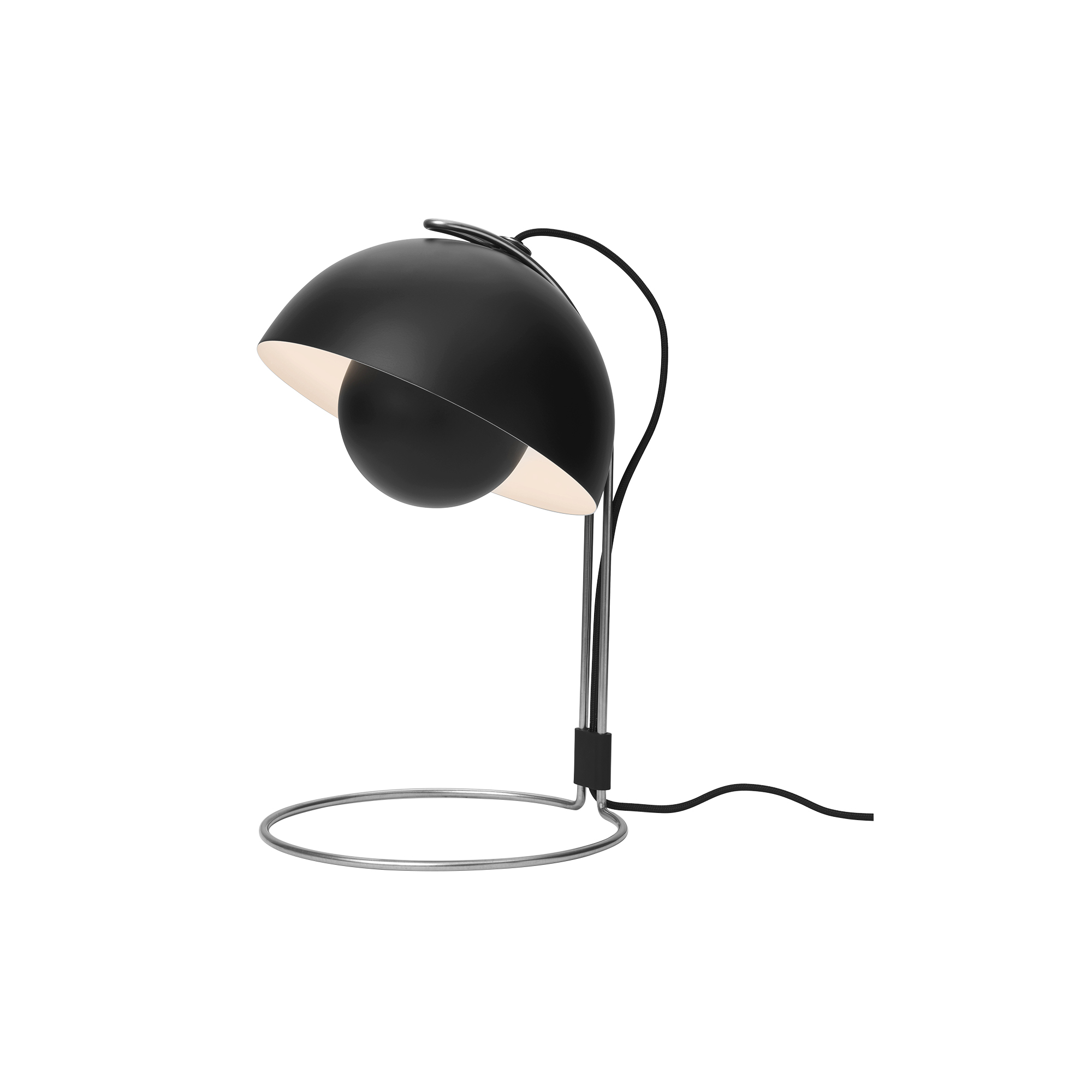 &Tradition - Flowerpot VP4 Table Lamp, matt black - H: 35,9 x Ø 23 cm.