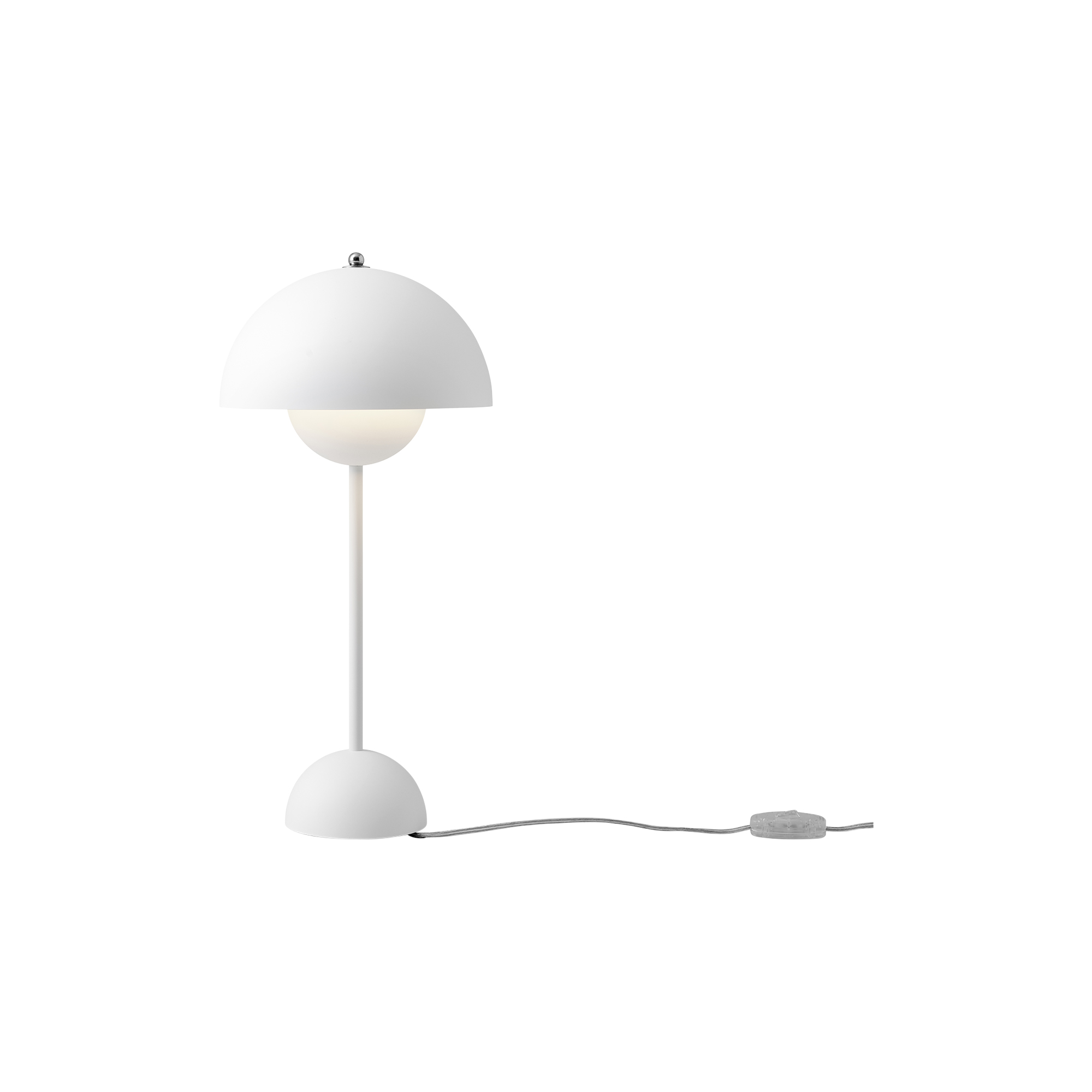 &Tradition - Flowerpot VP3 Table Lamp, matt white - H: 50 x Ø 23 cm.
