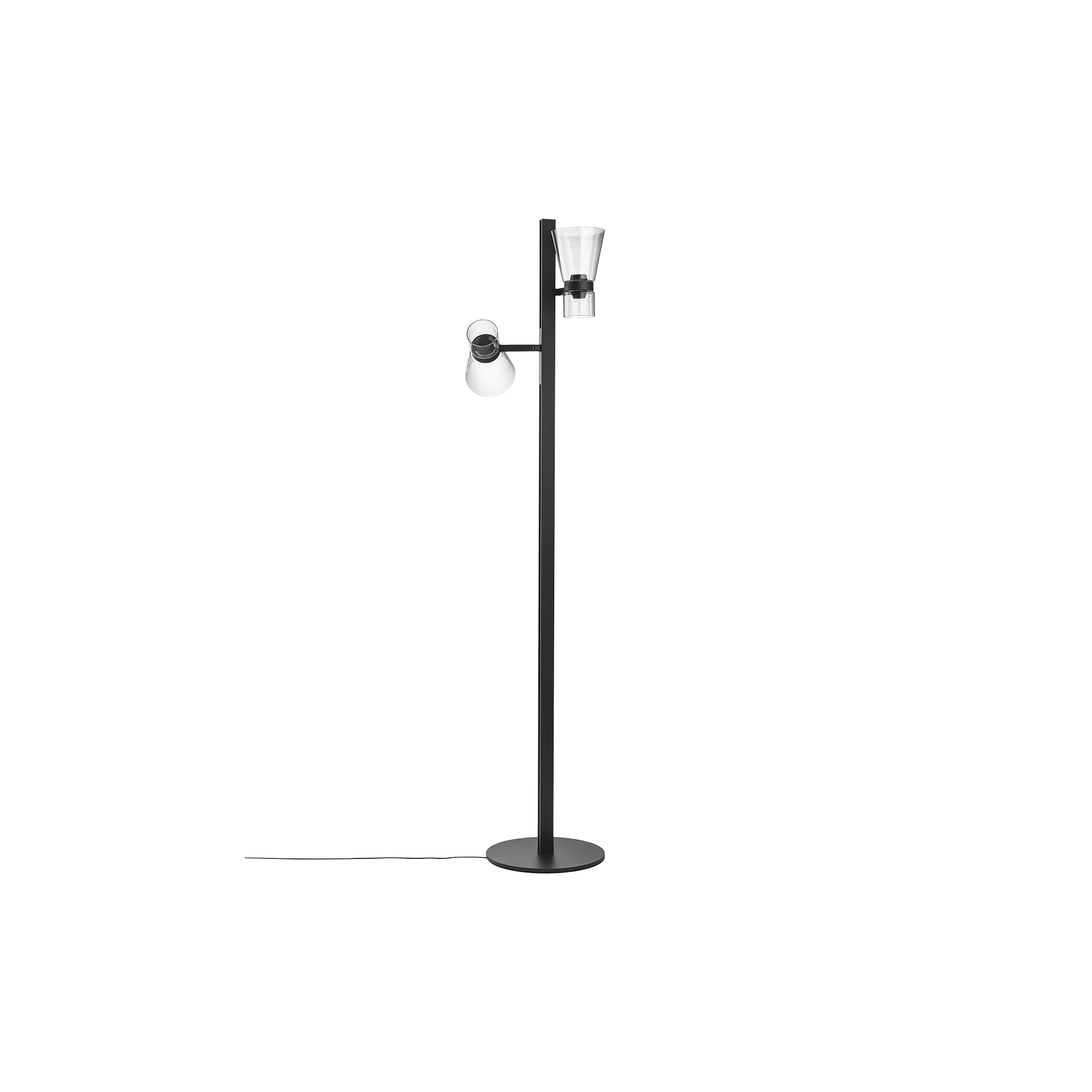 Flos - NOCTURNE F2 CONE Floor Lamp, black