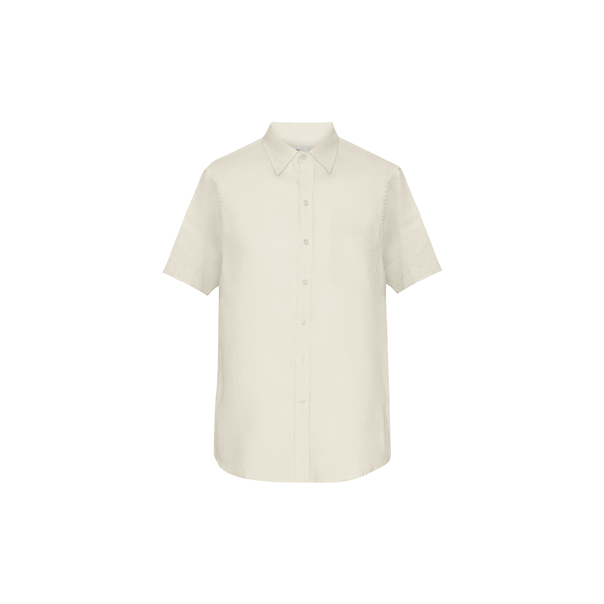 Colorful Standard - Linen SS Shirt, ivory white - Str. L