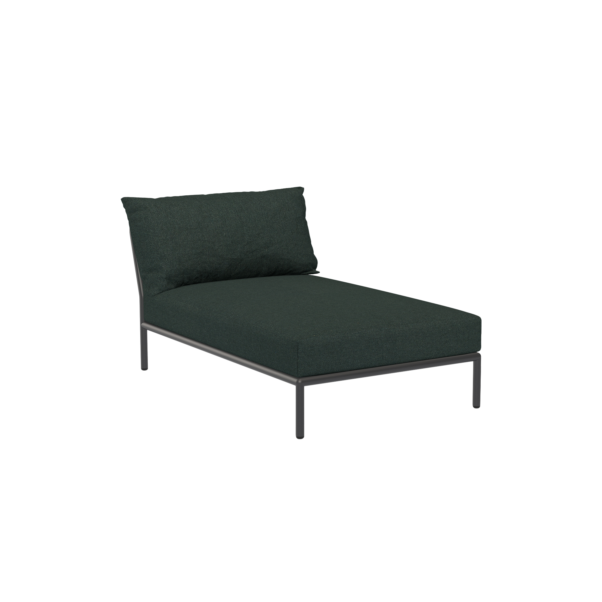 HOUE - LEVEL2 Chaiselong, Sunbrella Heritage alpine - H: 68,5 x B: 81 x D: 139 cm.