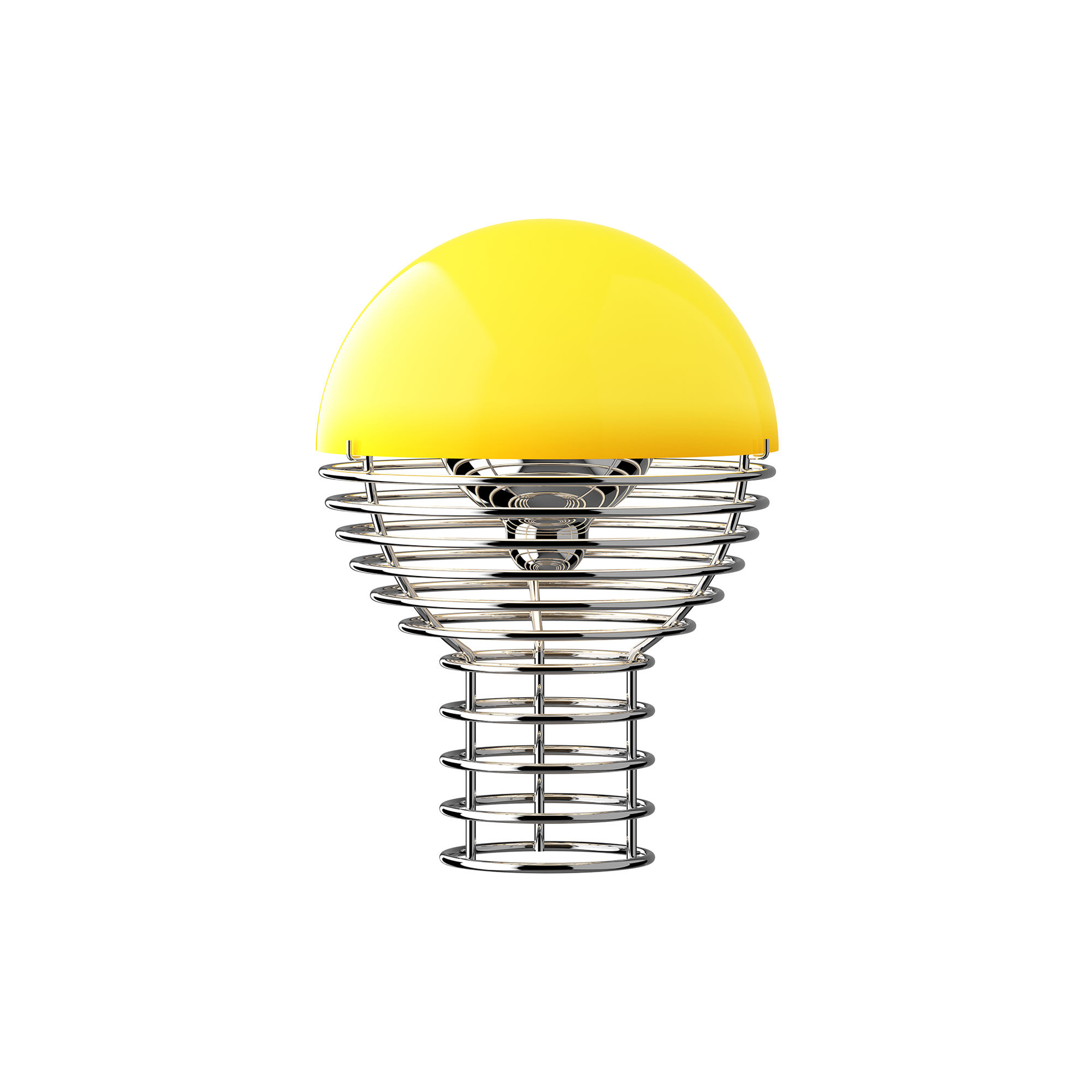 Verpan - Wire Portable bordlampe, yellow