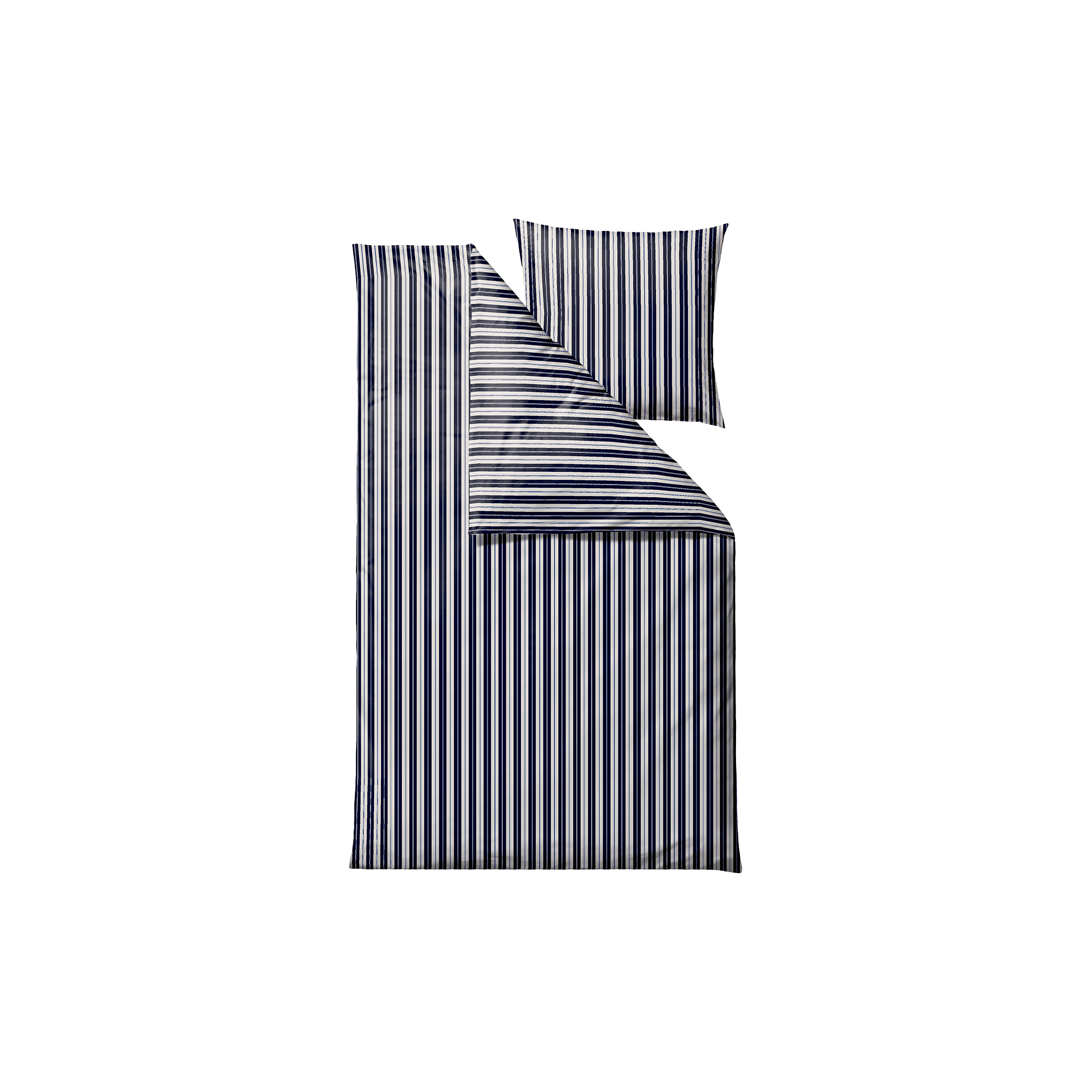 Södahl - Flow sengetøj, navy blue - 140x220 cm
