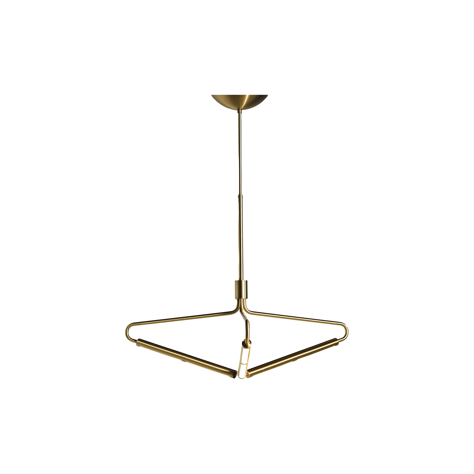 Rubn - Archangel 3 415 Wide Chandelier, brass