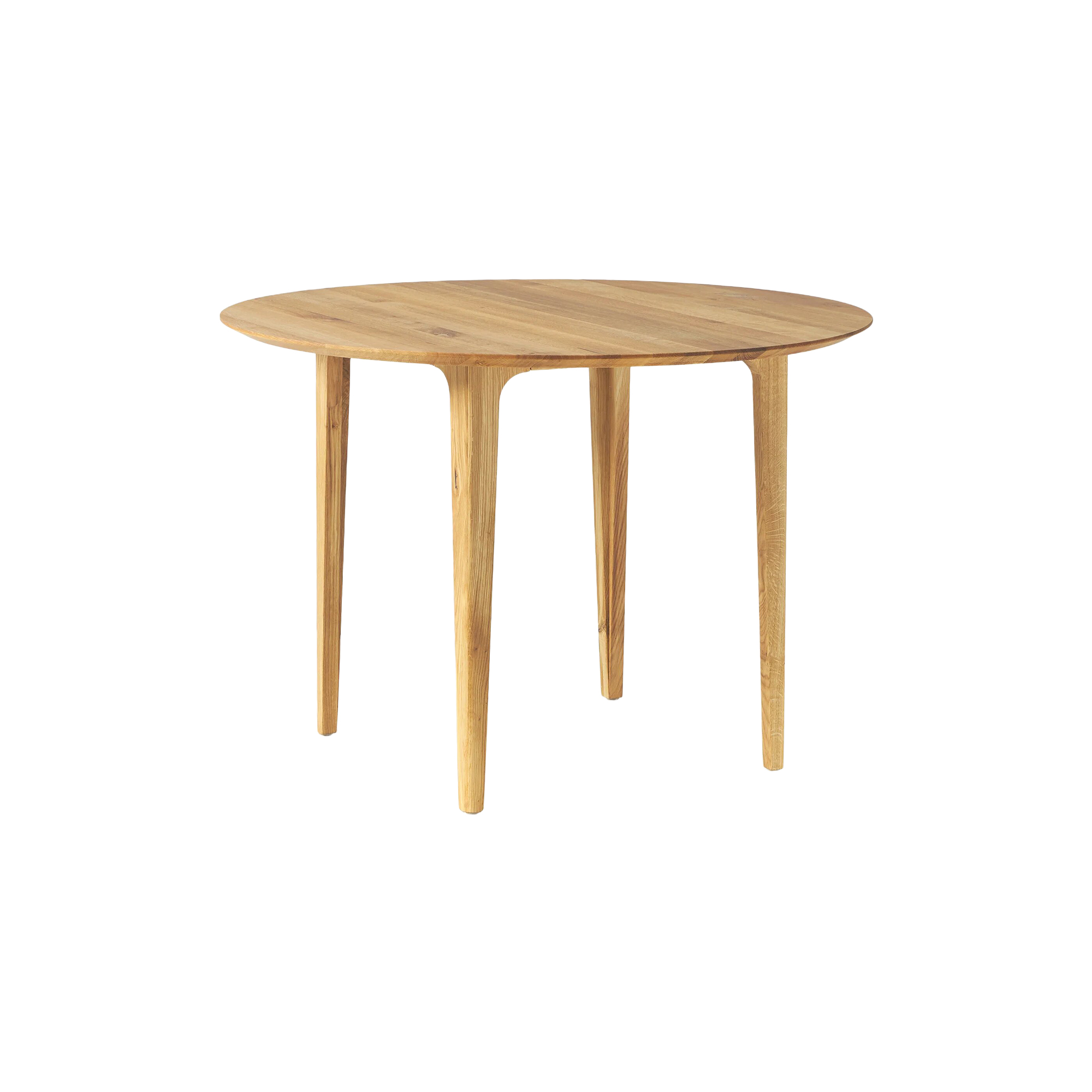 Westwing Collection - Archie Round Oak Dining Table, oak