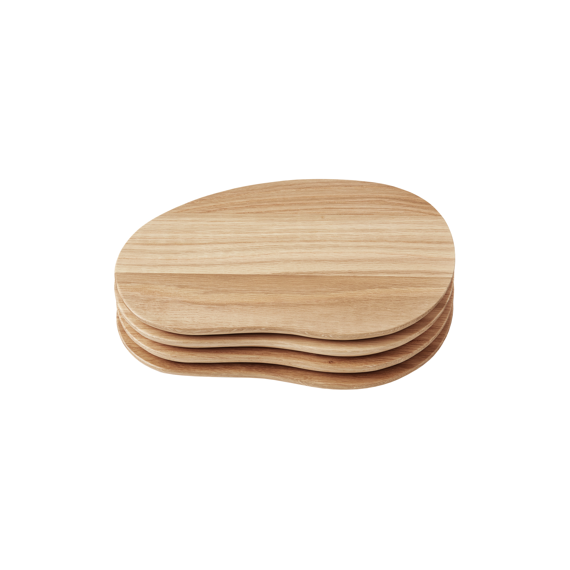 Ferm Living - Cairn Smørbræt 4 stk., nature