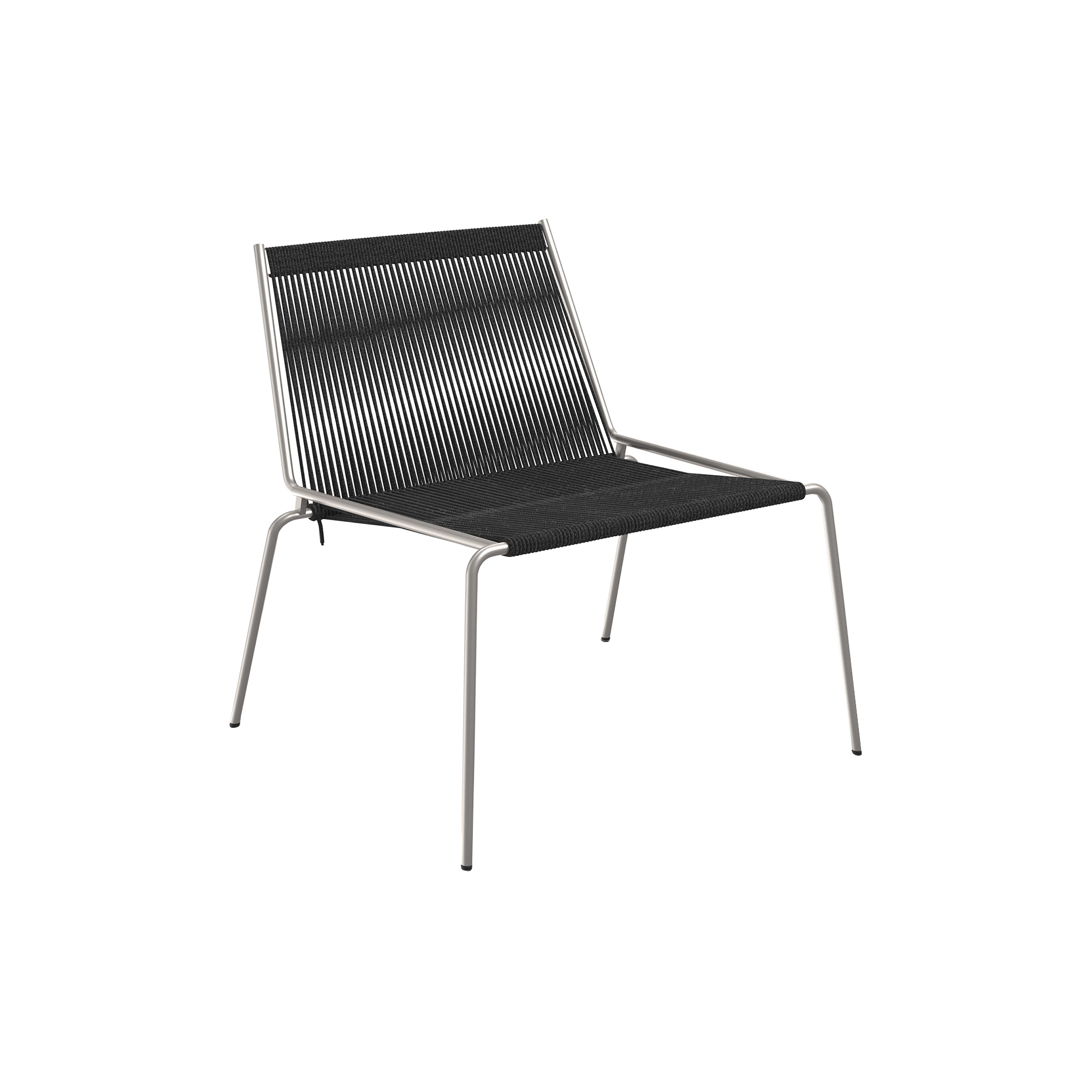 Thorup Copenhagen - Noel Lounge Chair, steel/black