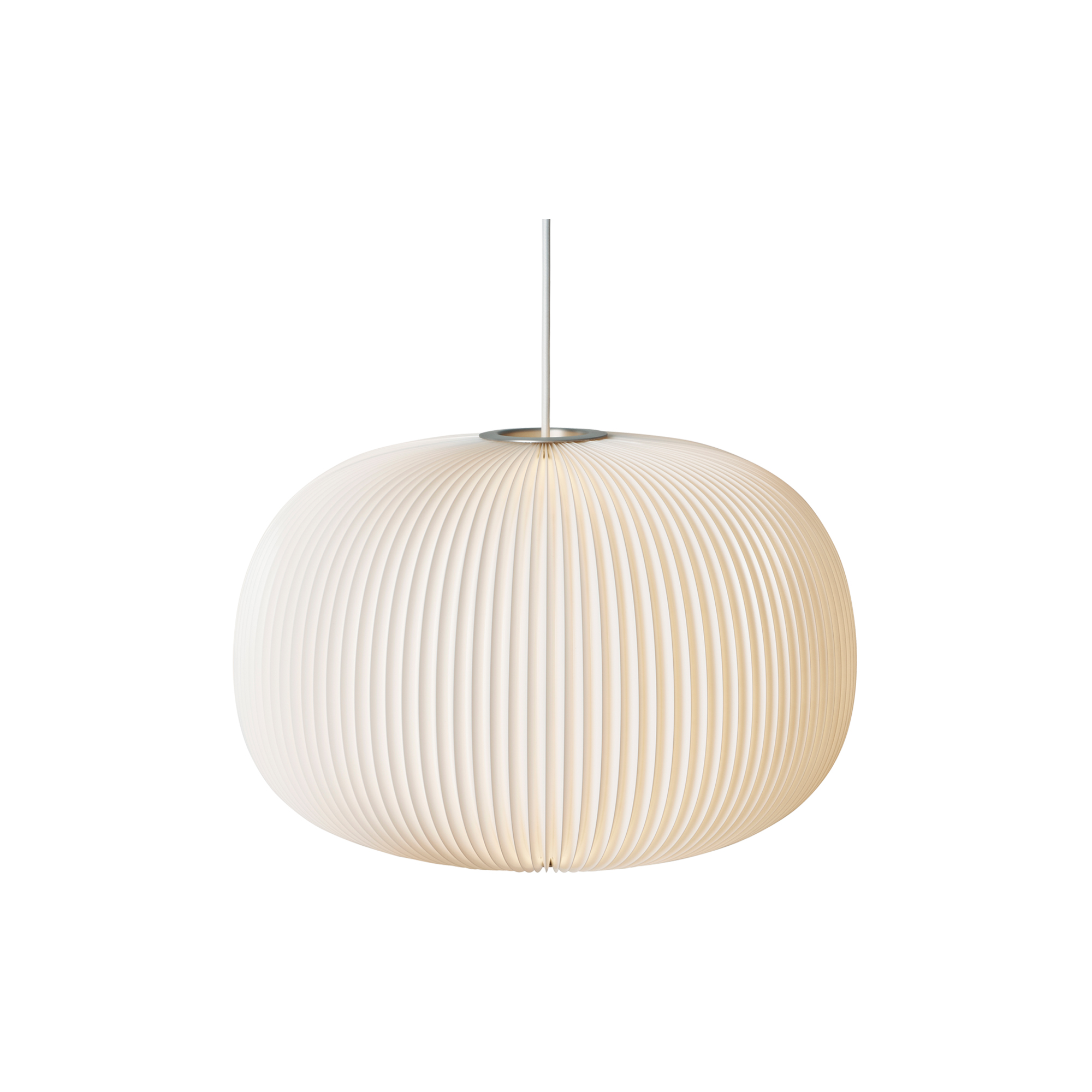 LE KLINT - 132 Lamella 1 pendel, silver - H: 33 x Ø 46 cm.