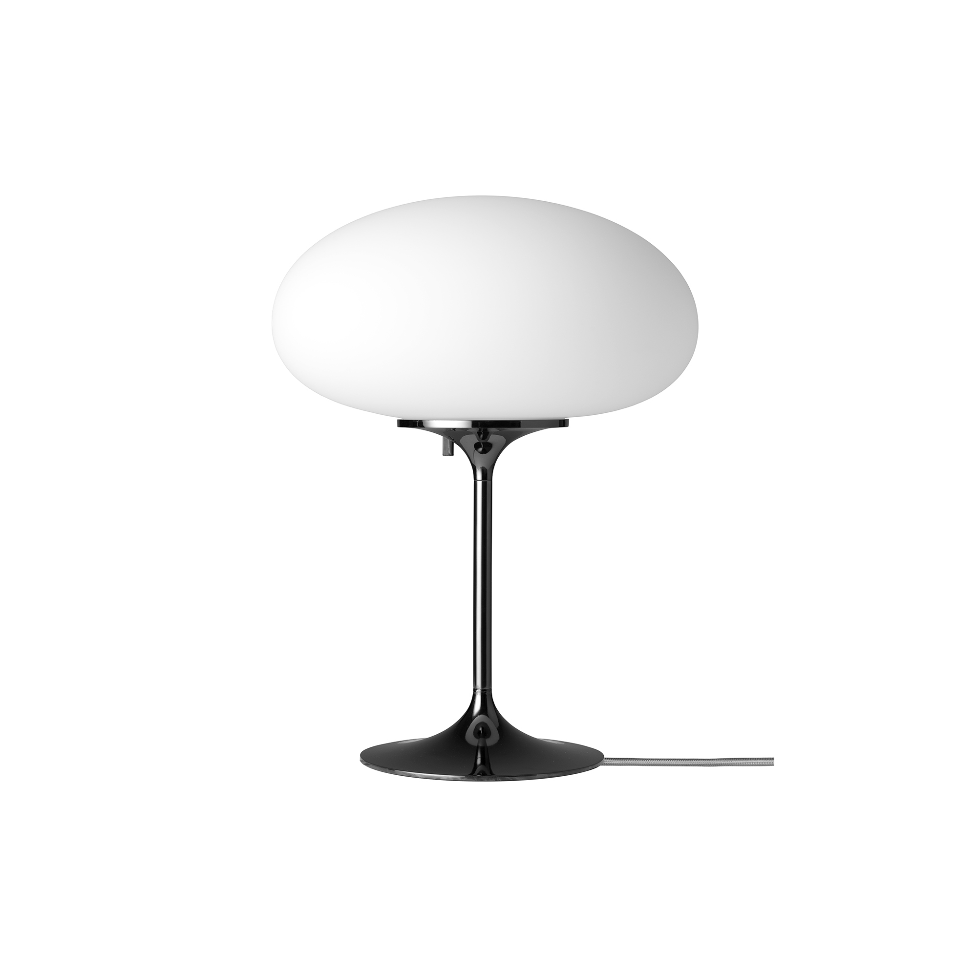 GUBI - Stemlite Table Lamp, black chrome - H: 42 x Ø 32 cm.