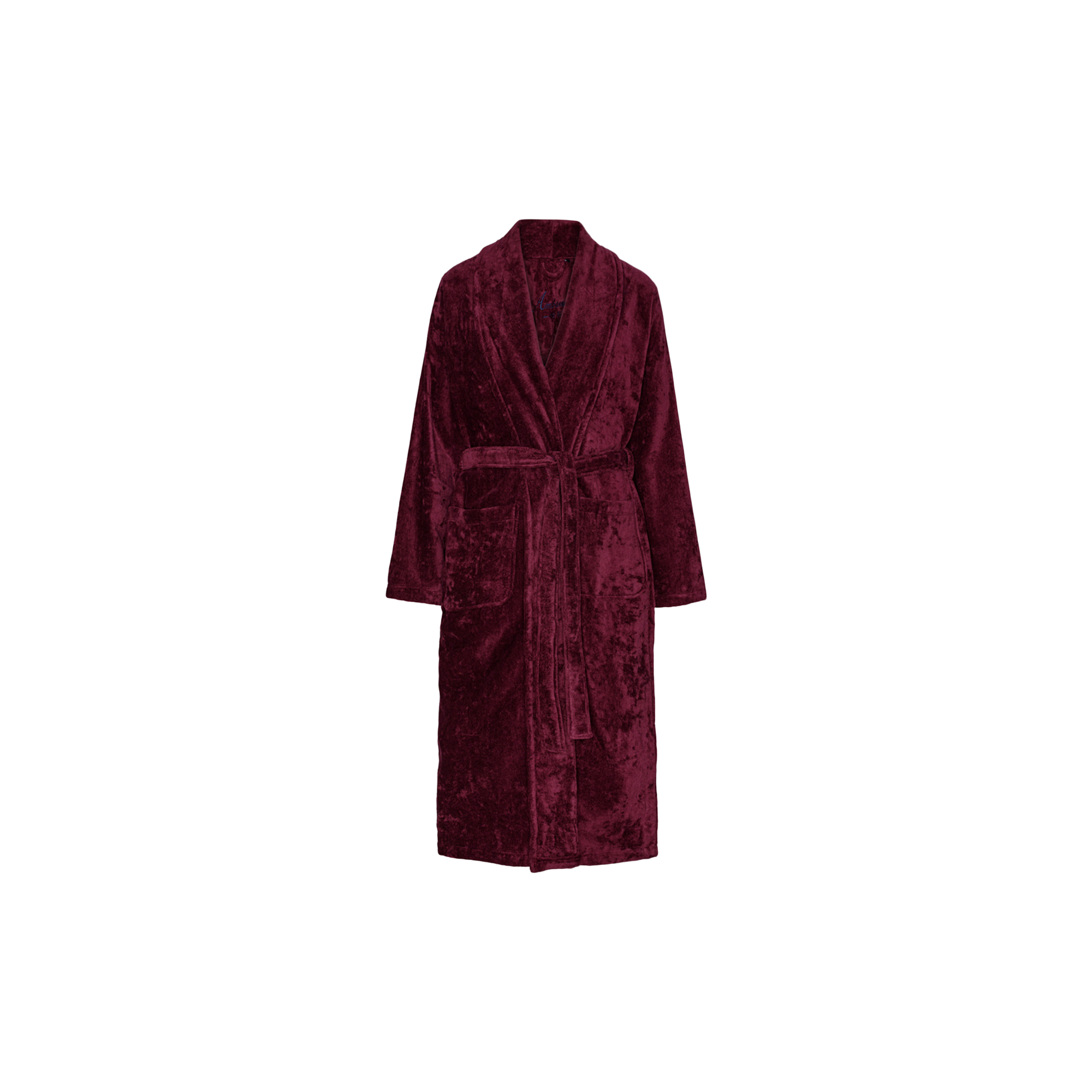 Ambassador 1867 - Kattegat Bathrobes, bordeaux solid - Str. M