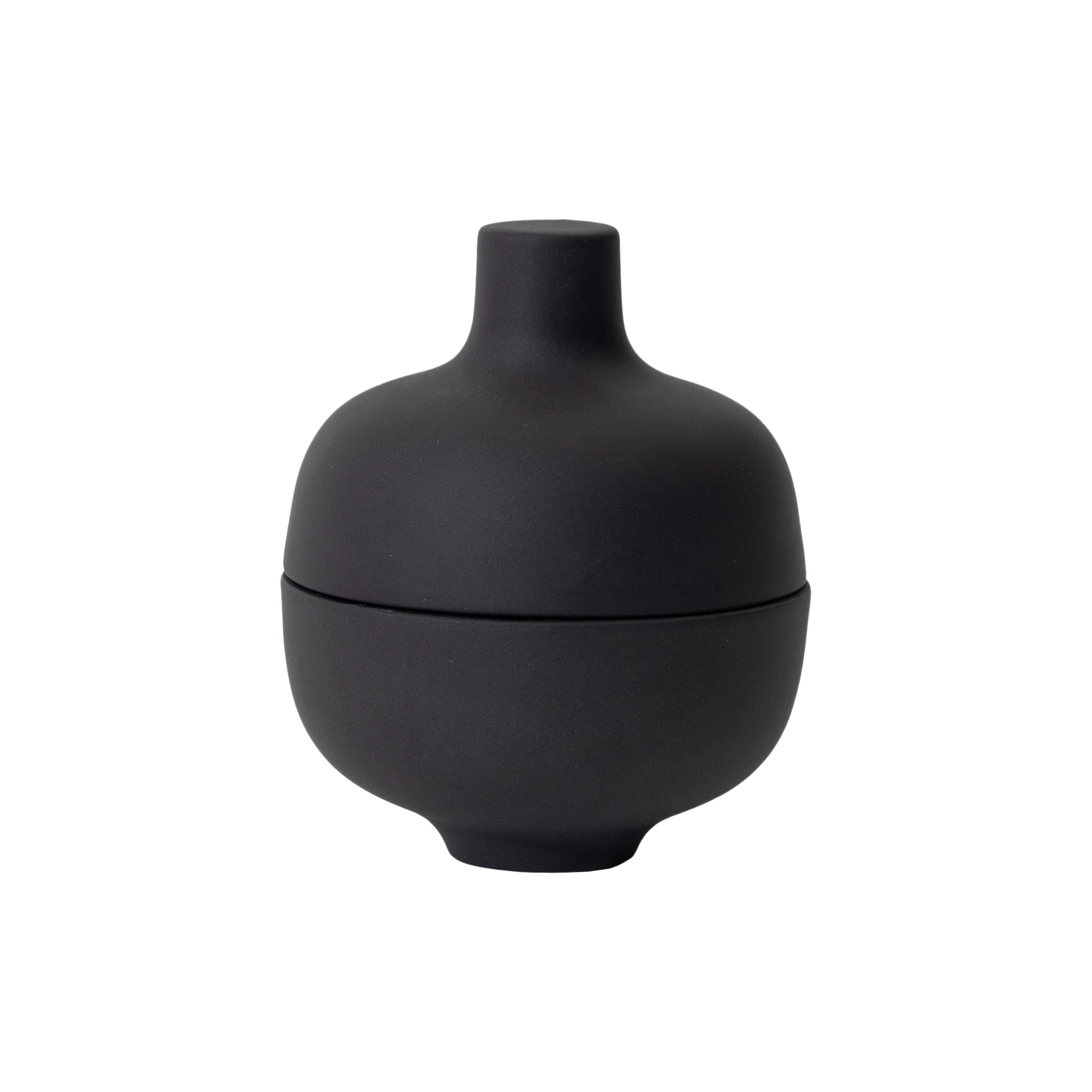 Design House Stockholm - Sand Secrets Small Bowl, black clay - Small