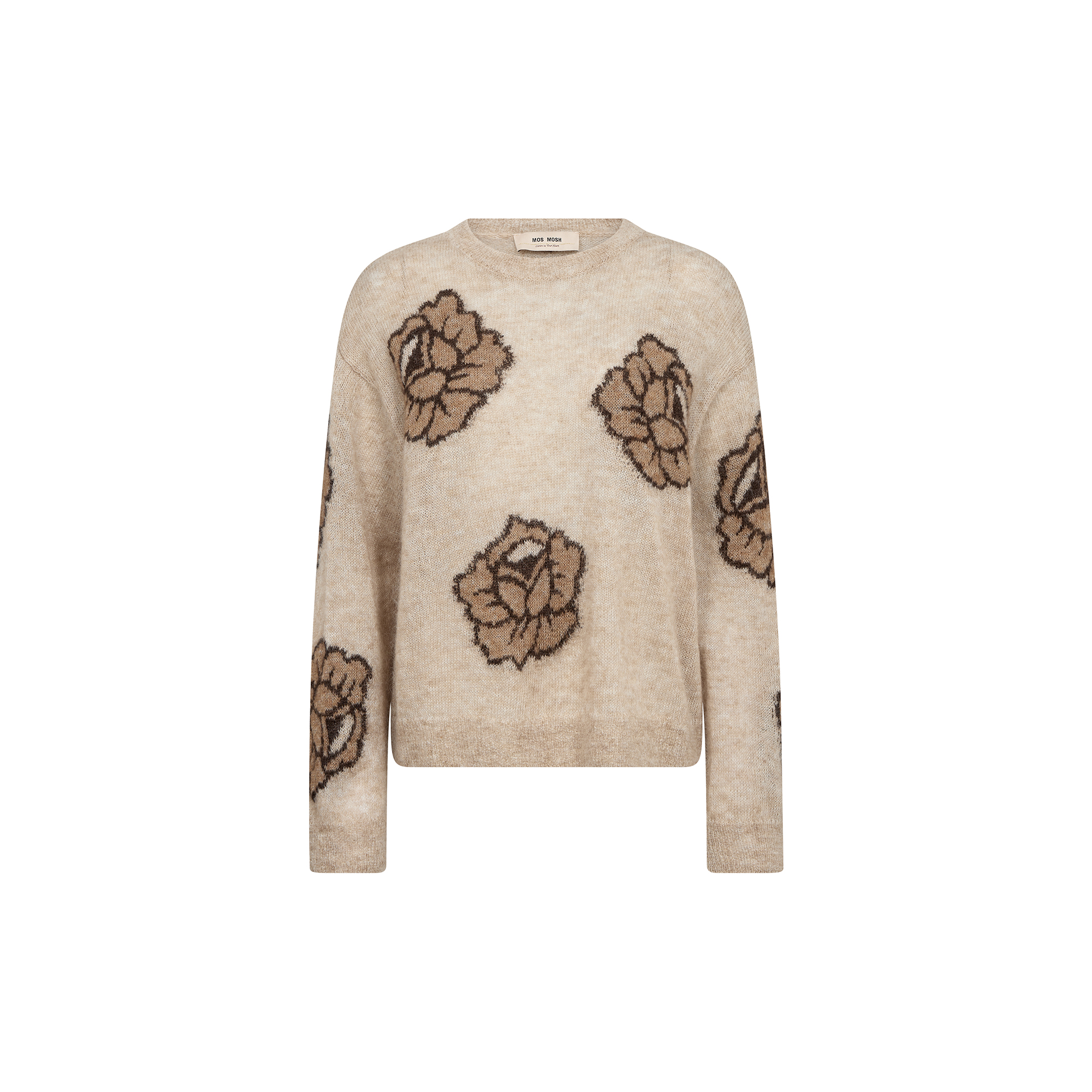 MOS MOSH - MMDrea Popli Knit, doeskin - Str. M
