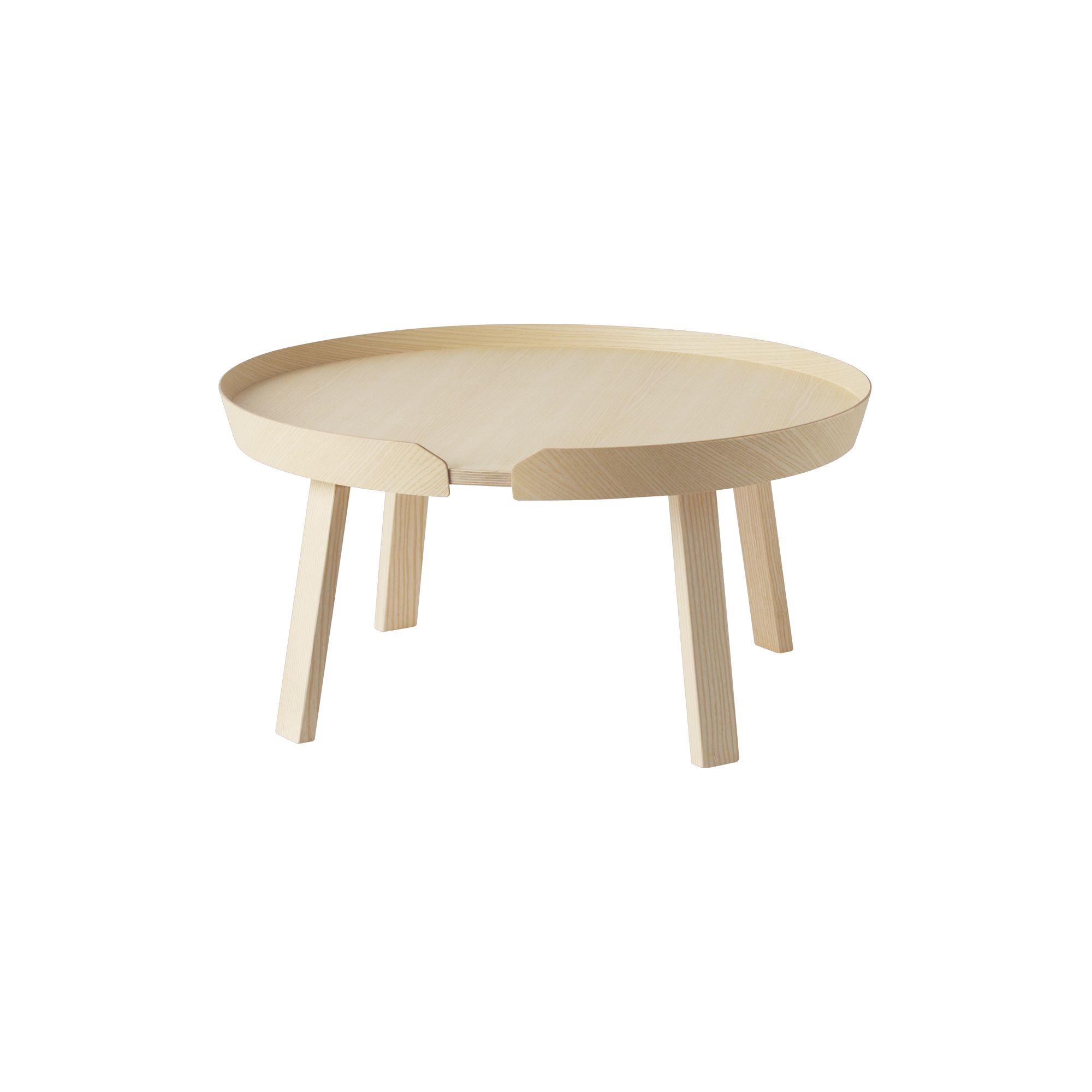 Muuto - Around Coffee Table, ash - Ø72 cm