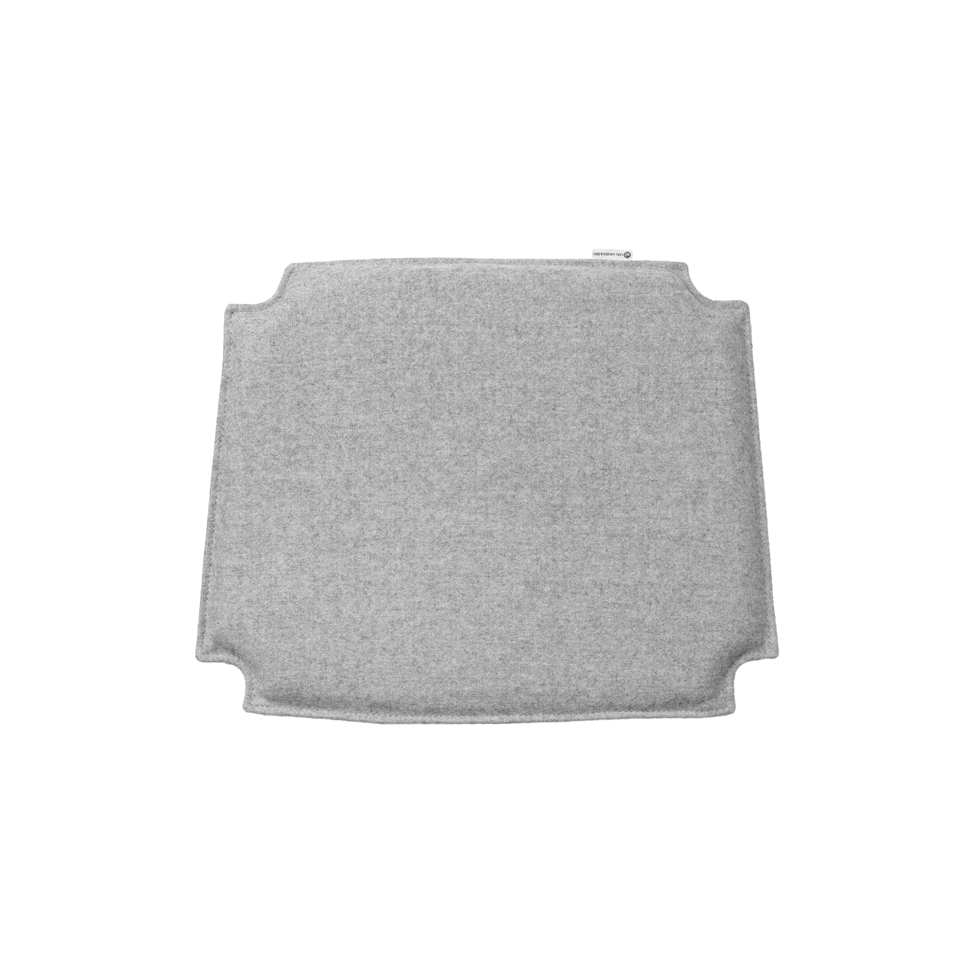 Carl Hansen & Søn - CU CH24 hynde til Y-stolen, light grey - H: 3 x L: 49 x B: 39 cm.