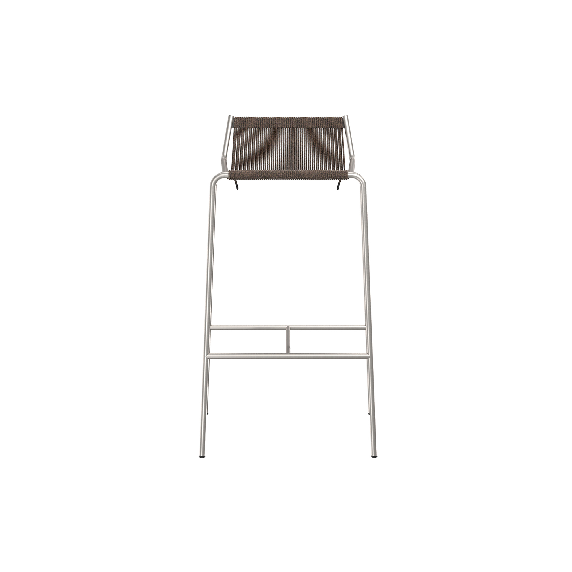 Thorup Copenhagen - Noel Bar Chair, steel/dark grey - H77 cm