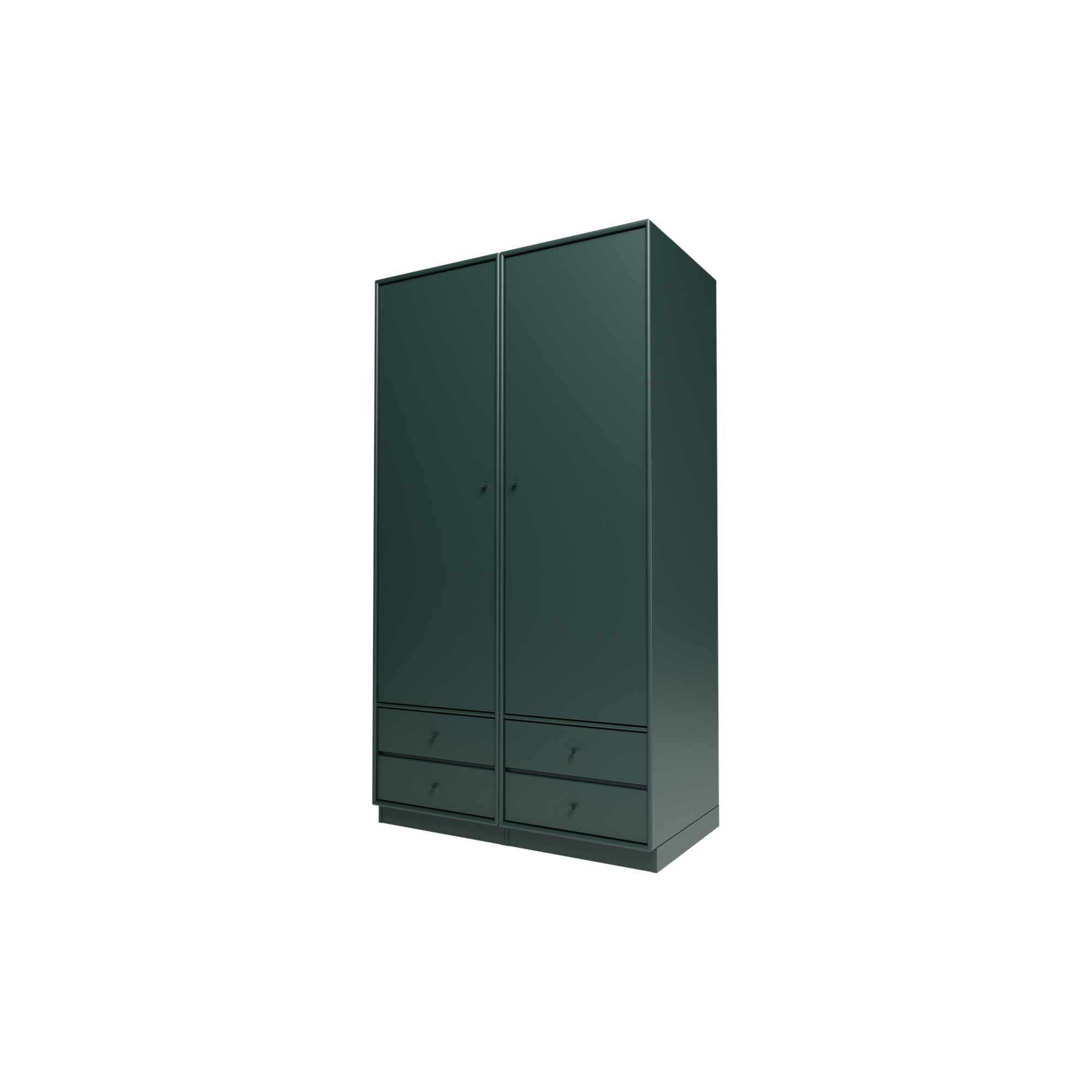 Montana Furniture - Montana Wardrobe ATTIRE IIII, 163 black jade