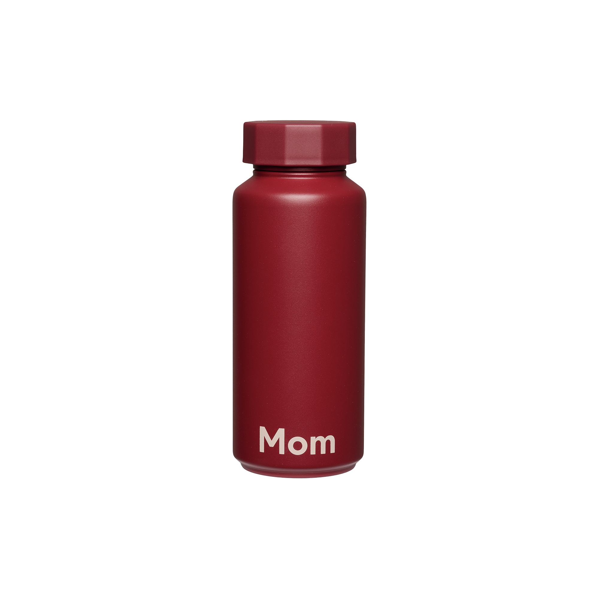 Design Letters - Termoflaske MOM, bugundy