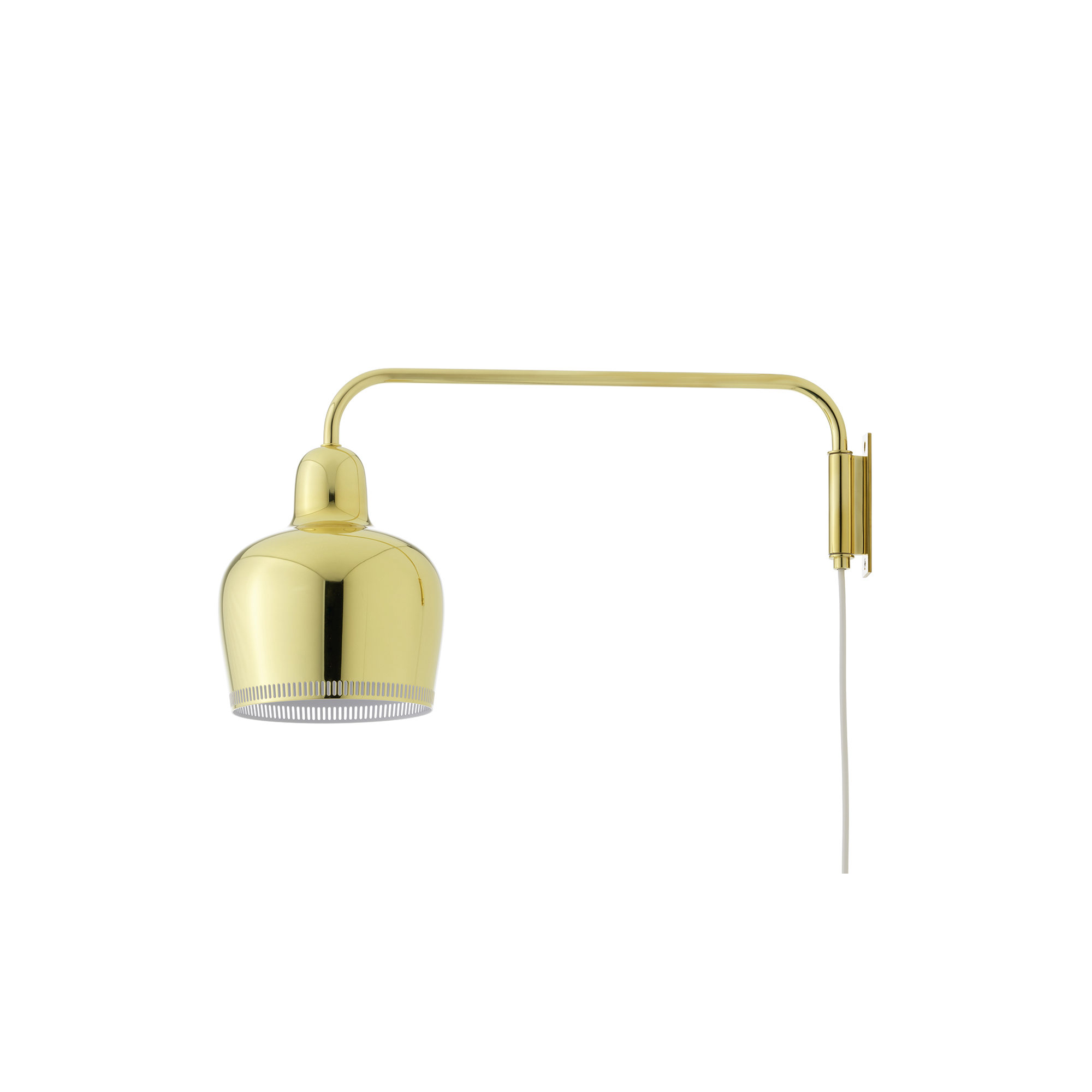 Artek - Wall Light A330S Golden Bell, brass