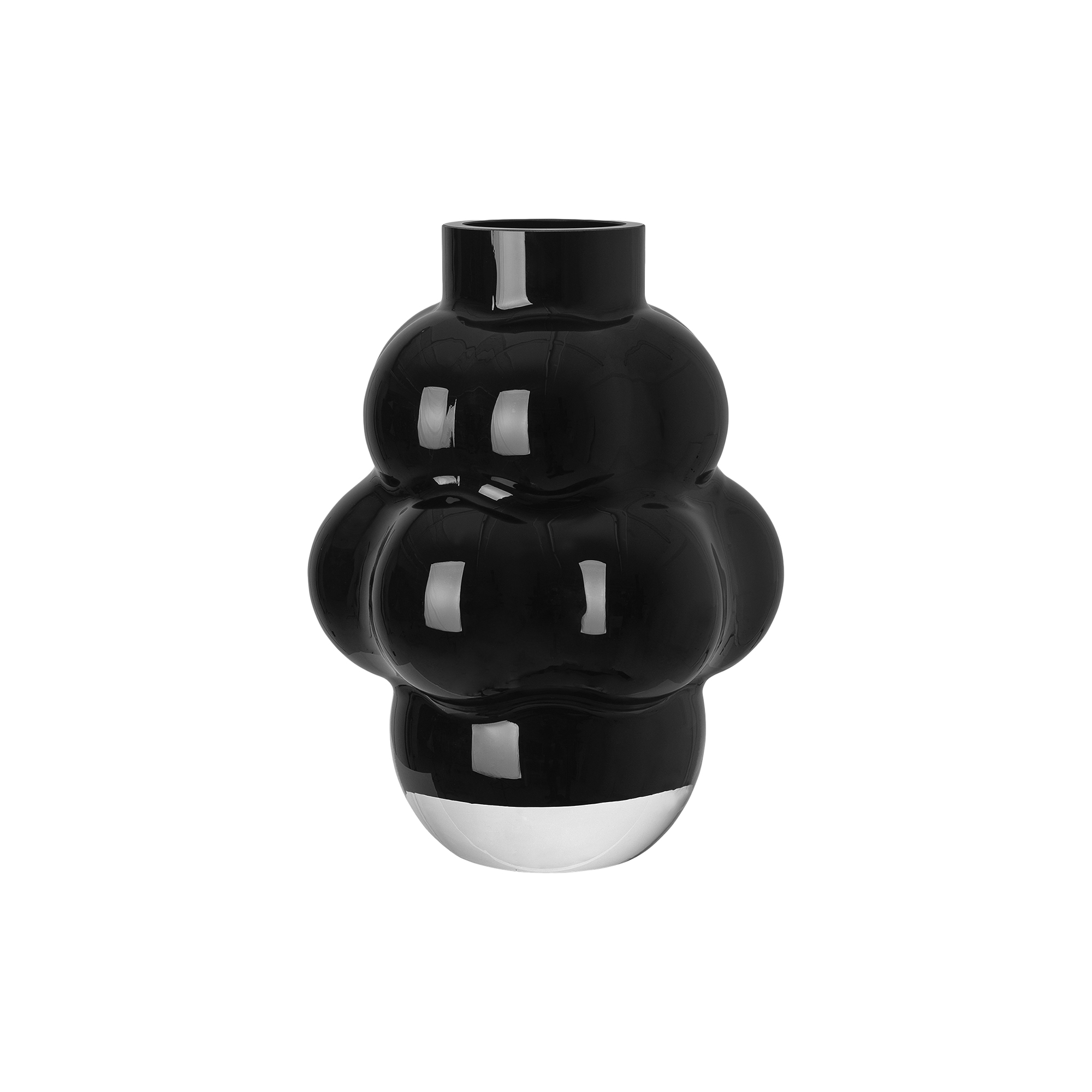 Louise Roe - Balloon vase 04, black