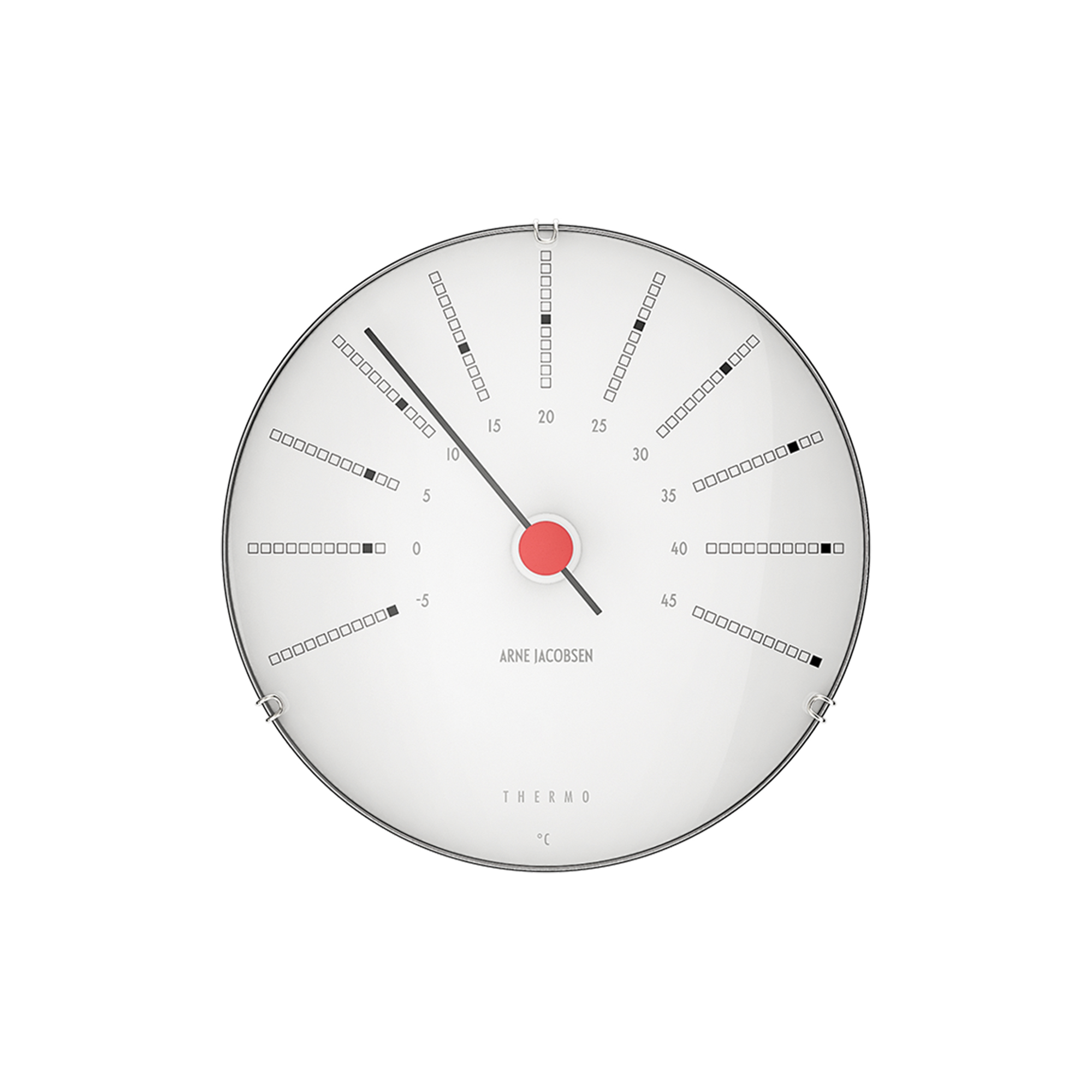Arne Jacobsen Clocks - Bankers vægtermometer - Ø12 cm