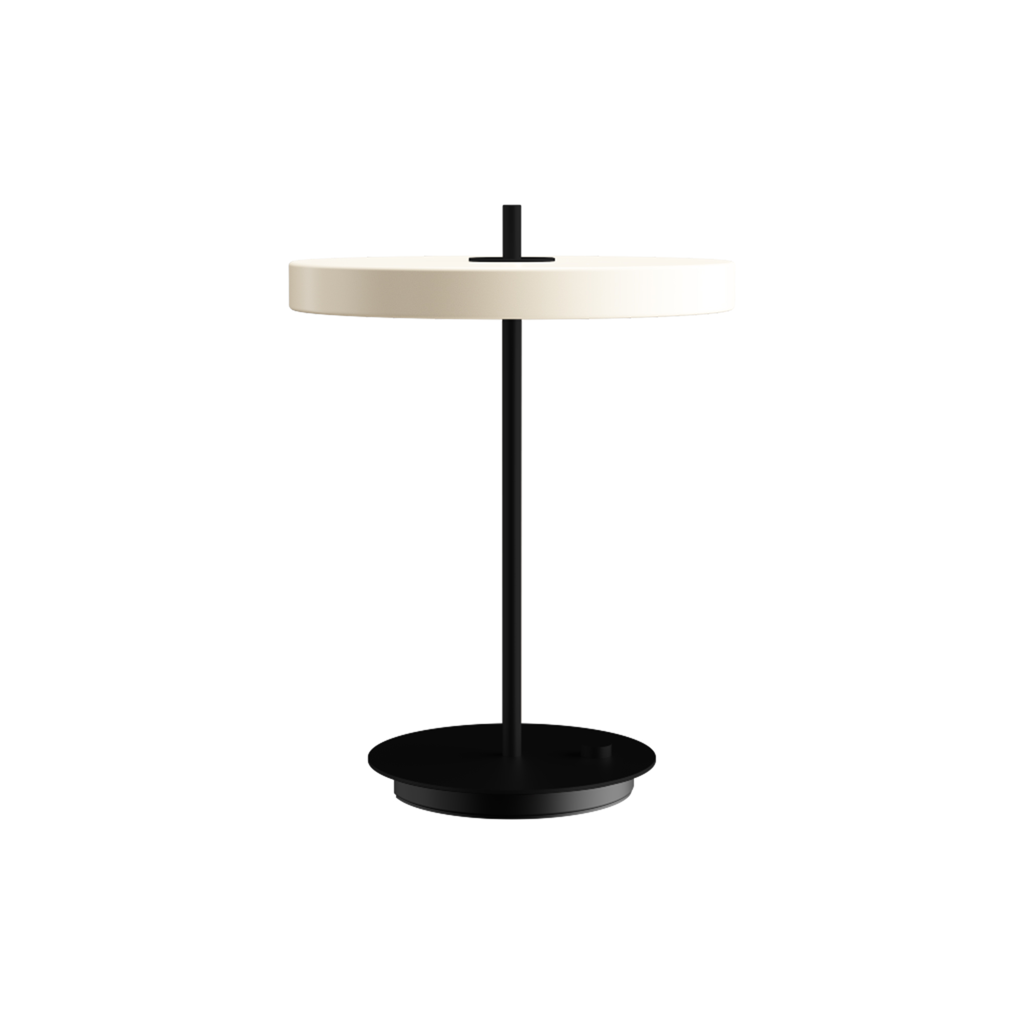 UMAGE - Asteria Table Lamp, pearl white/black stem