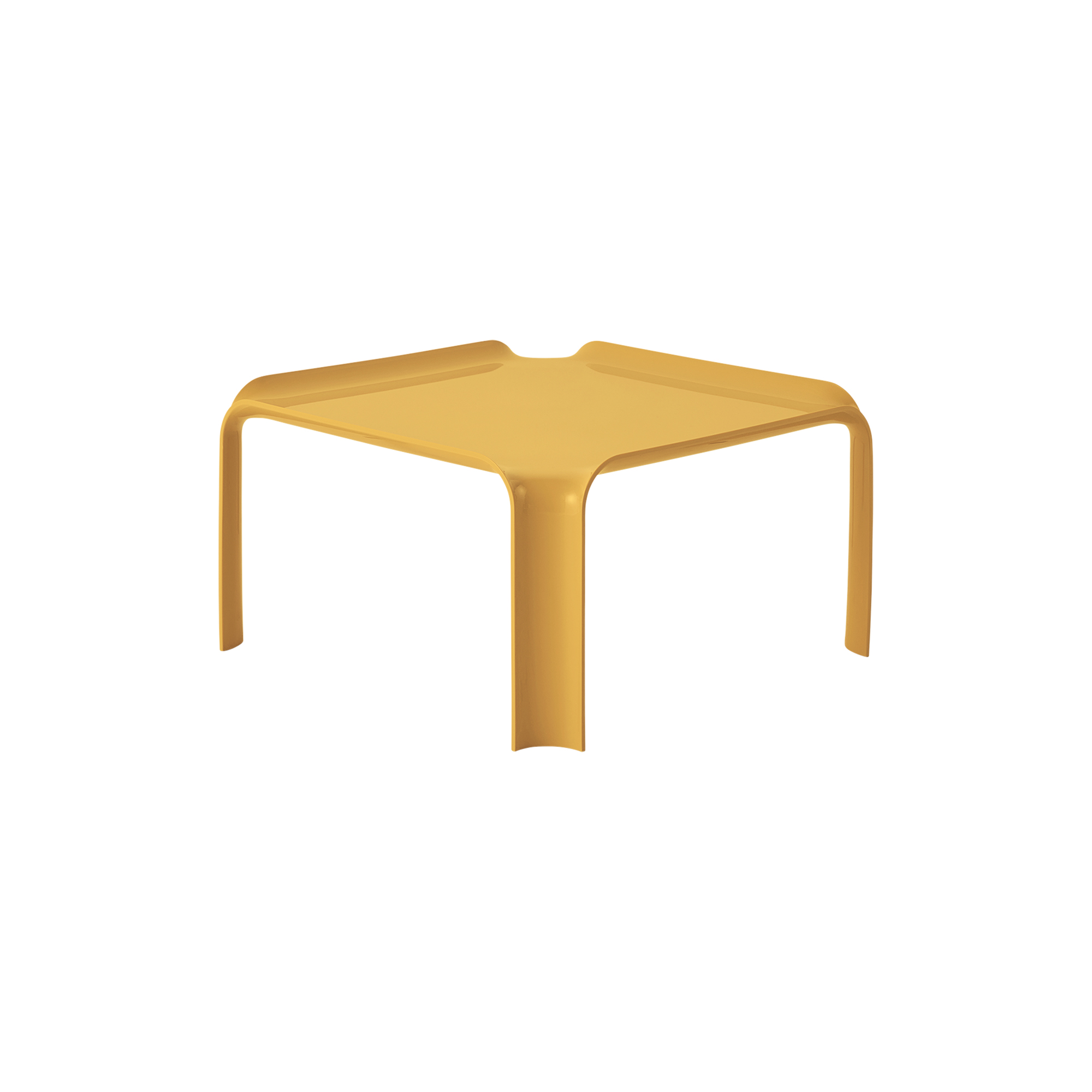 GUBI - T877 Side Table, honey gold