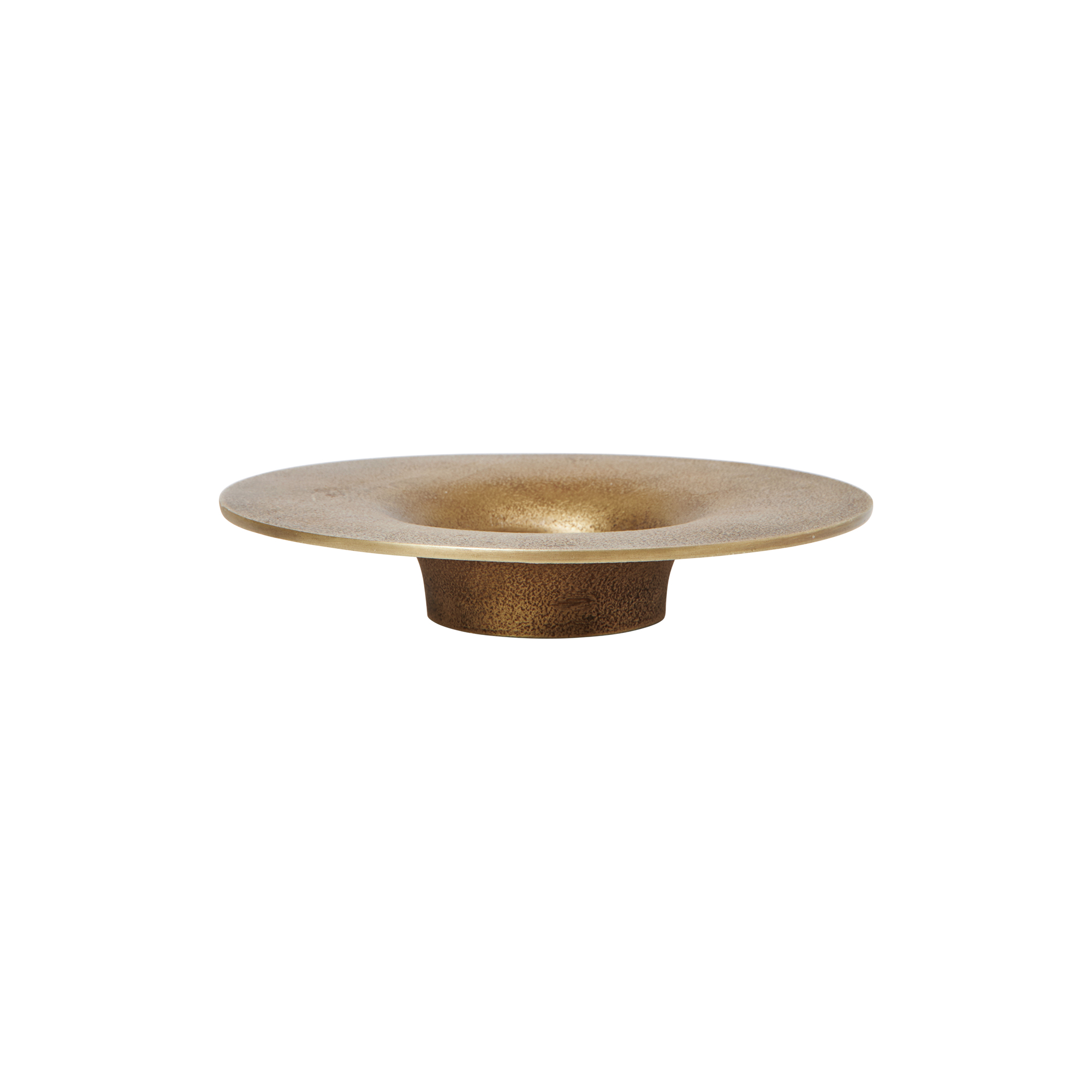 Ferm Living - Soothe Block Candle Holder, brass