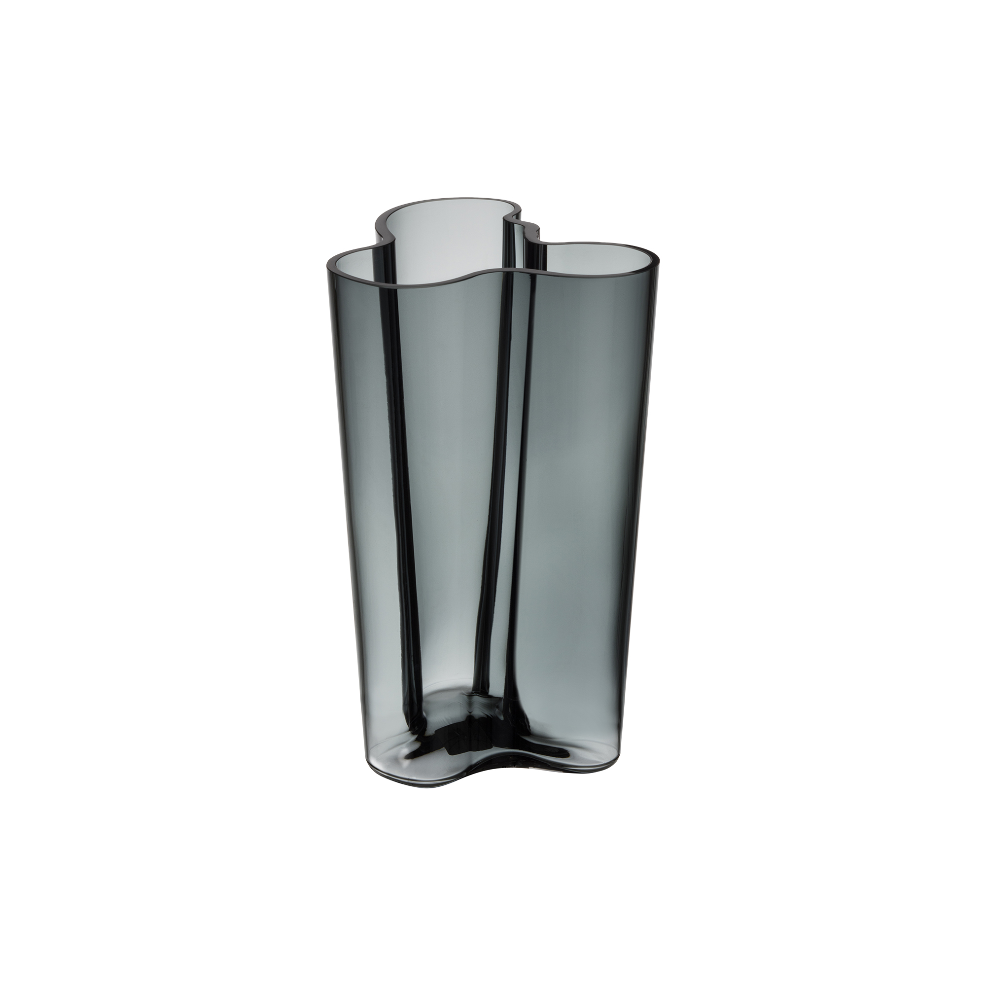Iittala - Alvar Aalto vase 25 cm, dark grey, Alvar Aalto Collection - H25 cm