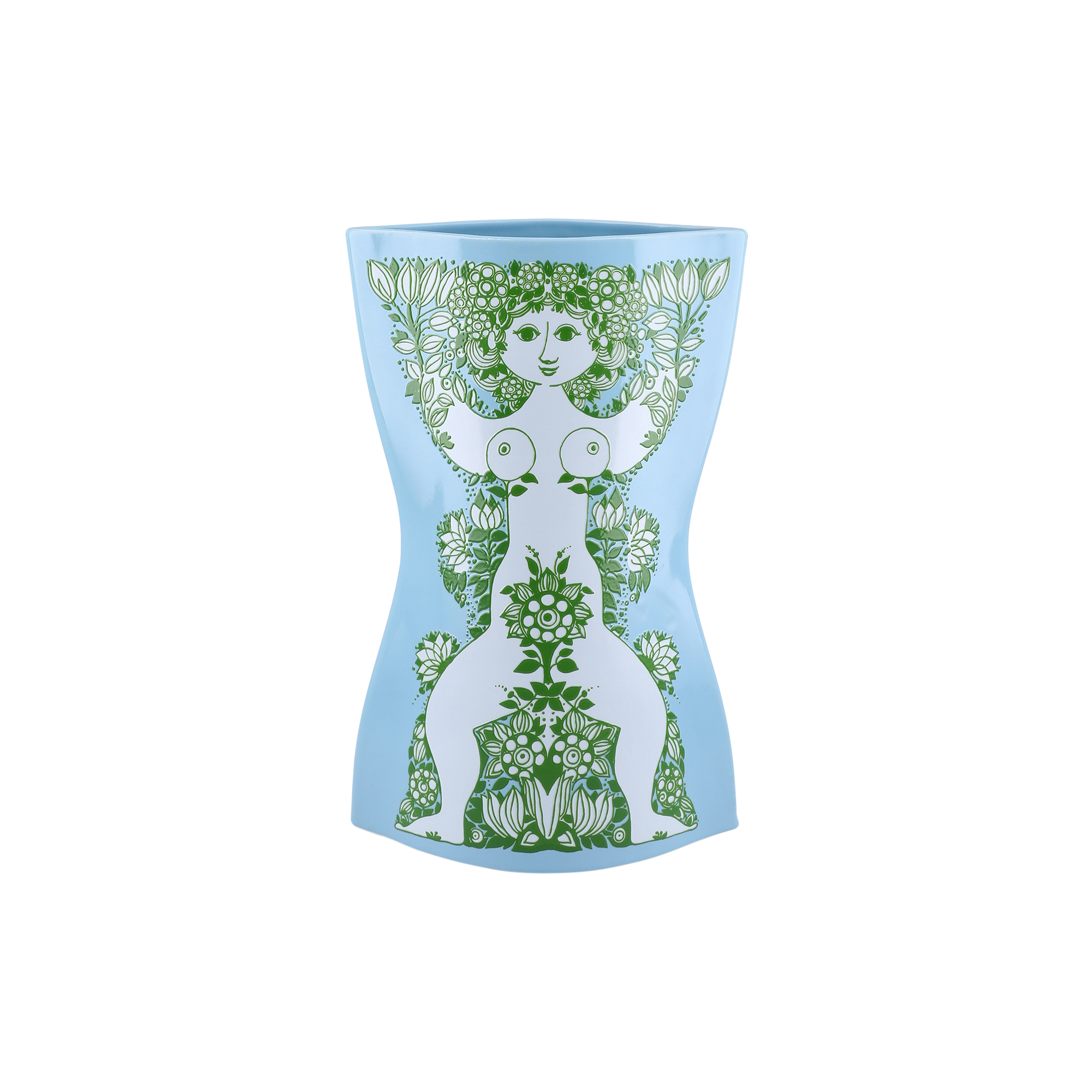 Bjørn Wiinblad - Nina Vase, blå/grøn