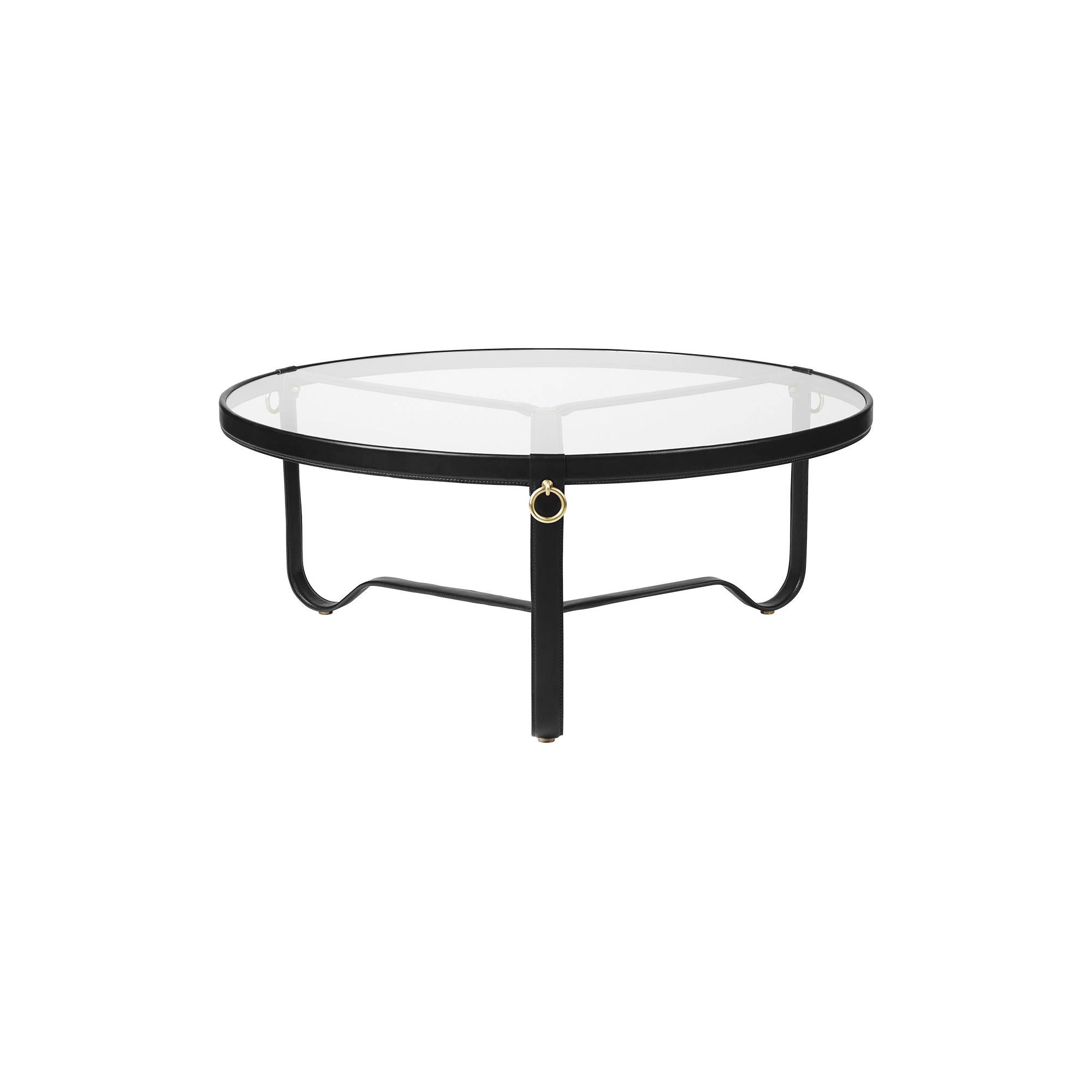 GUBI - Adnet Coffee Circular Table, black - Ø100 cm