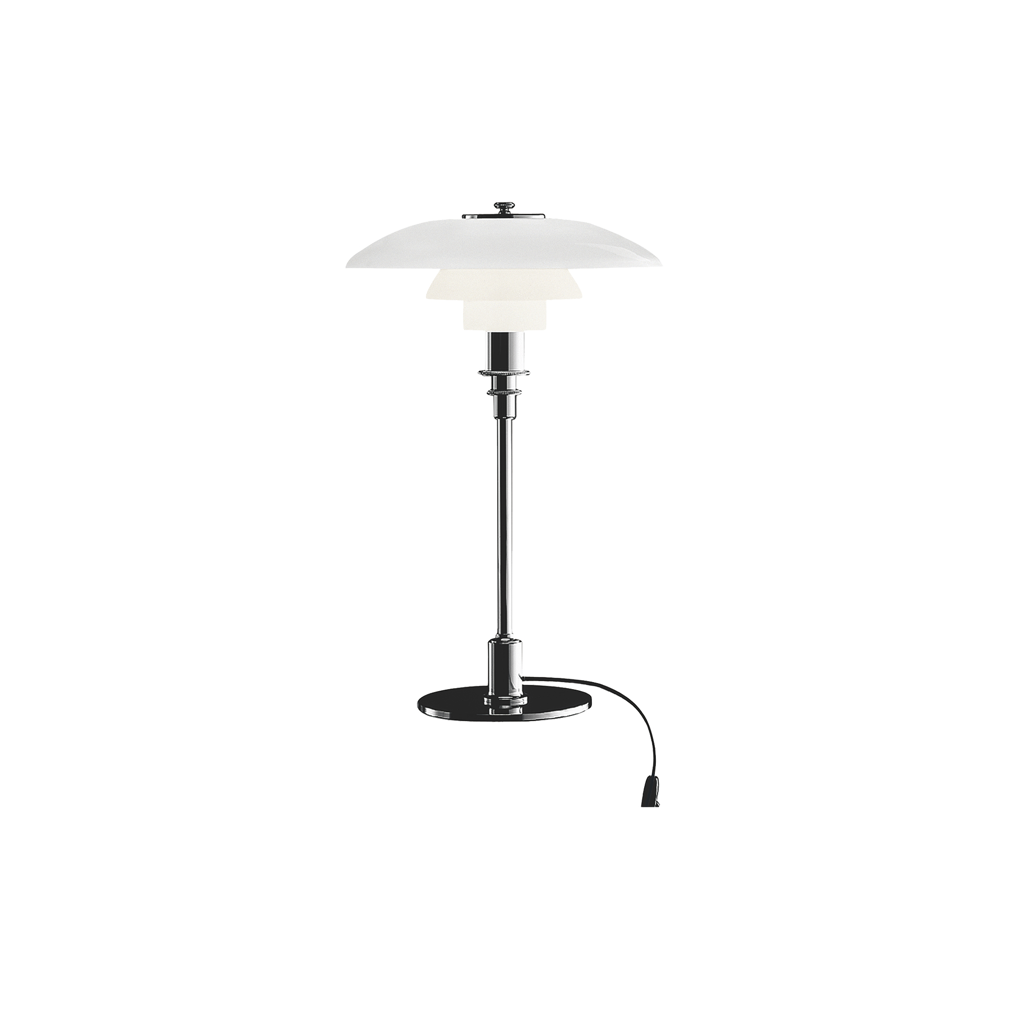 Louis Poulsen - PH 3/2 bordlampe, high lustre chrome plated
