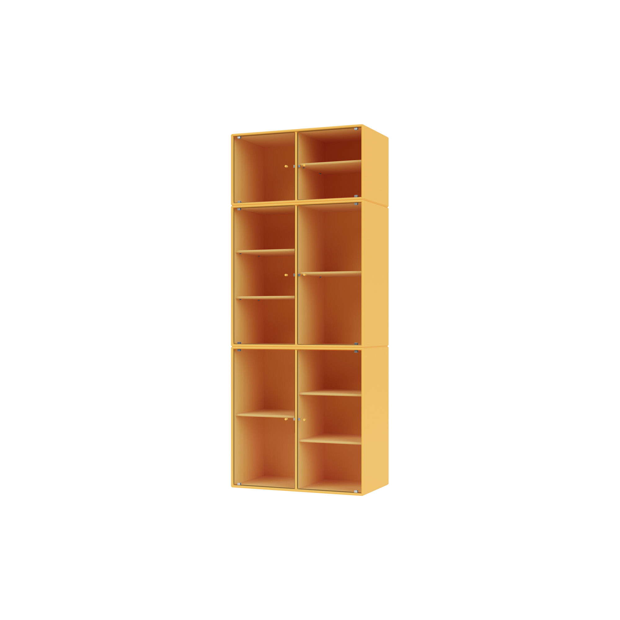 Montana Furniture - RIPPLE IV vitrineskab, 166 acacia