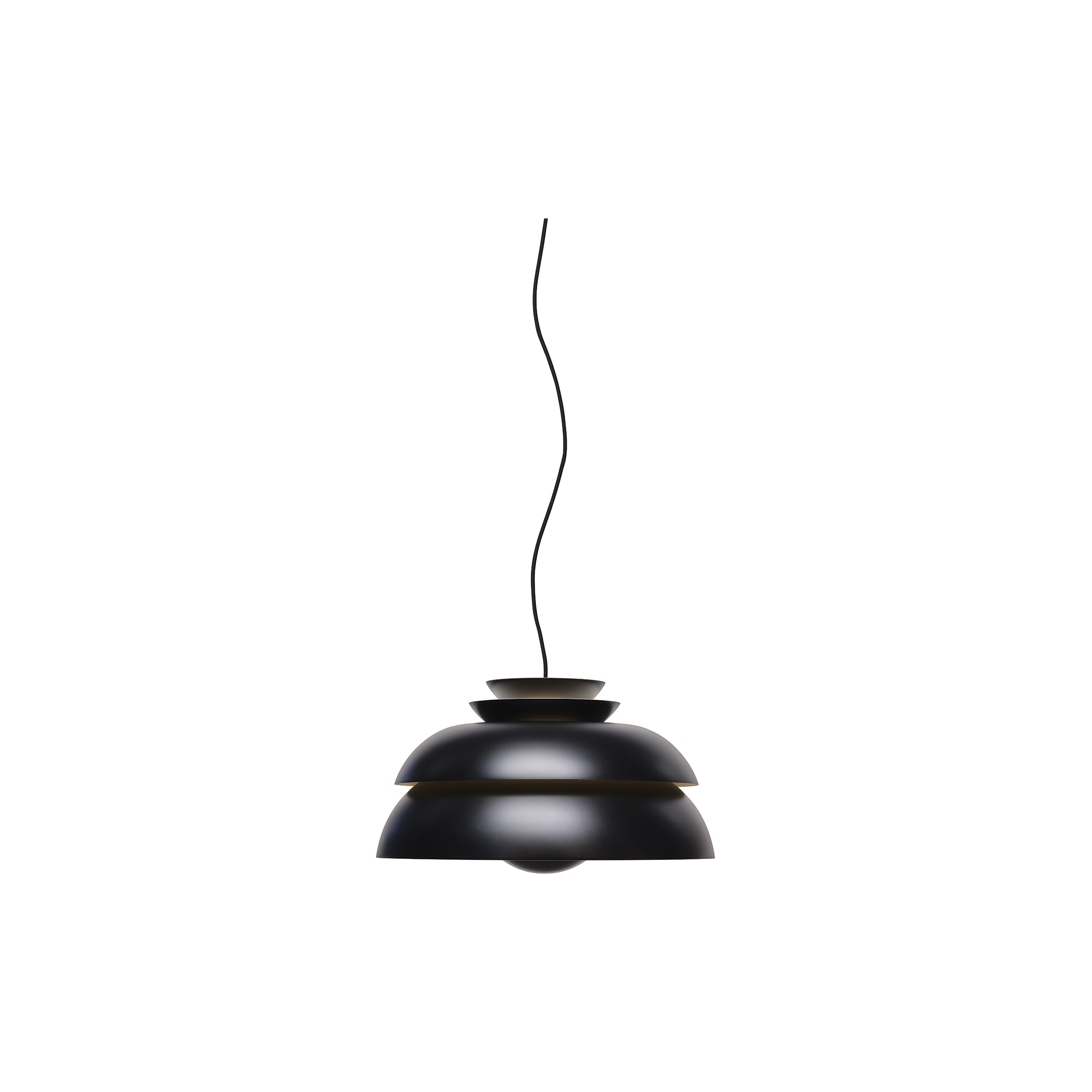 Fritz Hansen - Concert P1 pendel, black - H: 19 x Ø 32 cm.