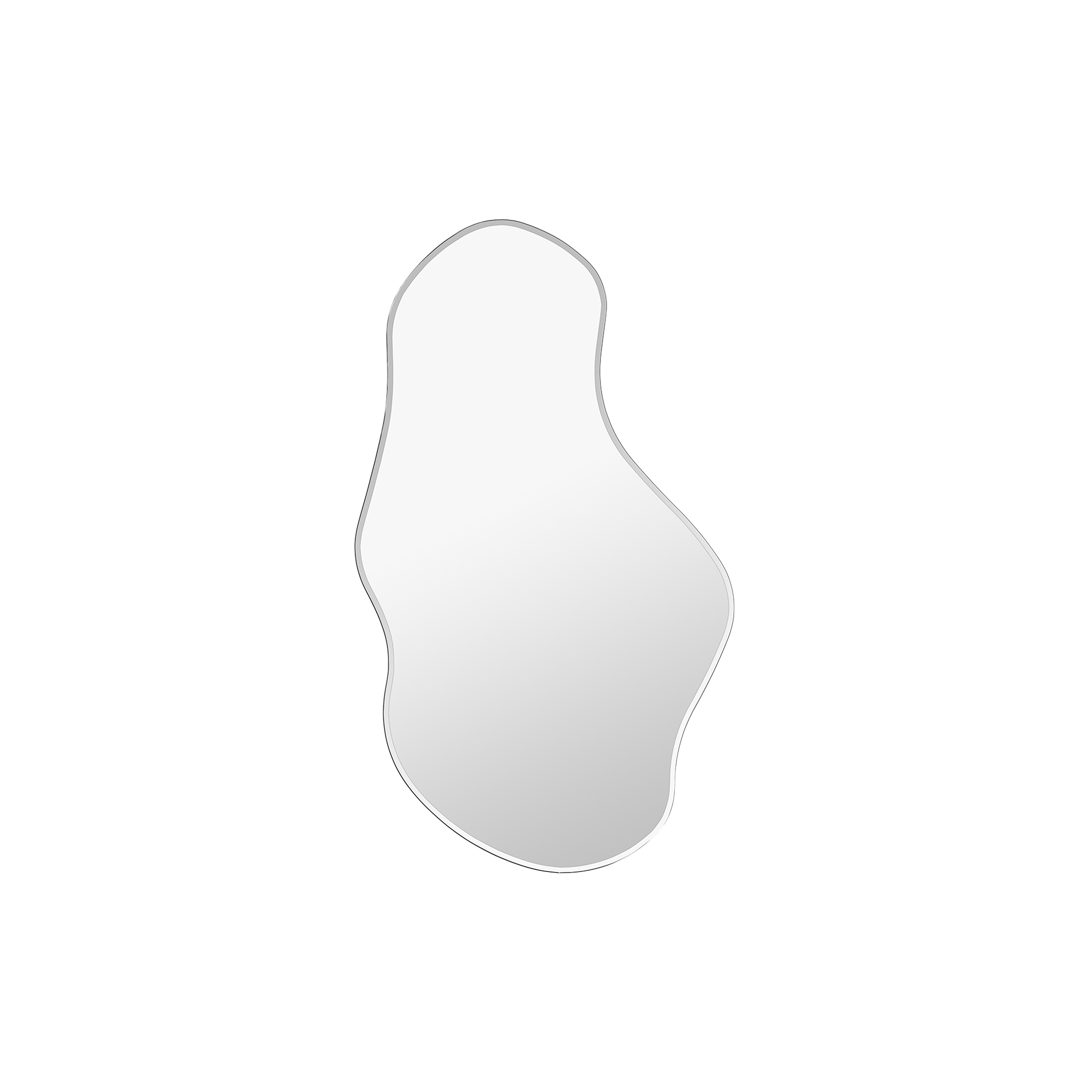 ferm LIVING - Pond Mirror Large, dark chrome - Large