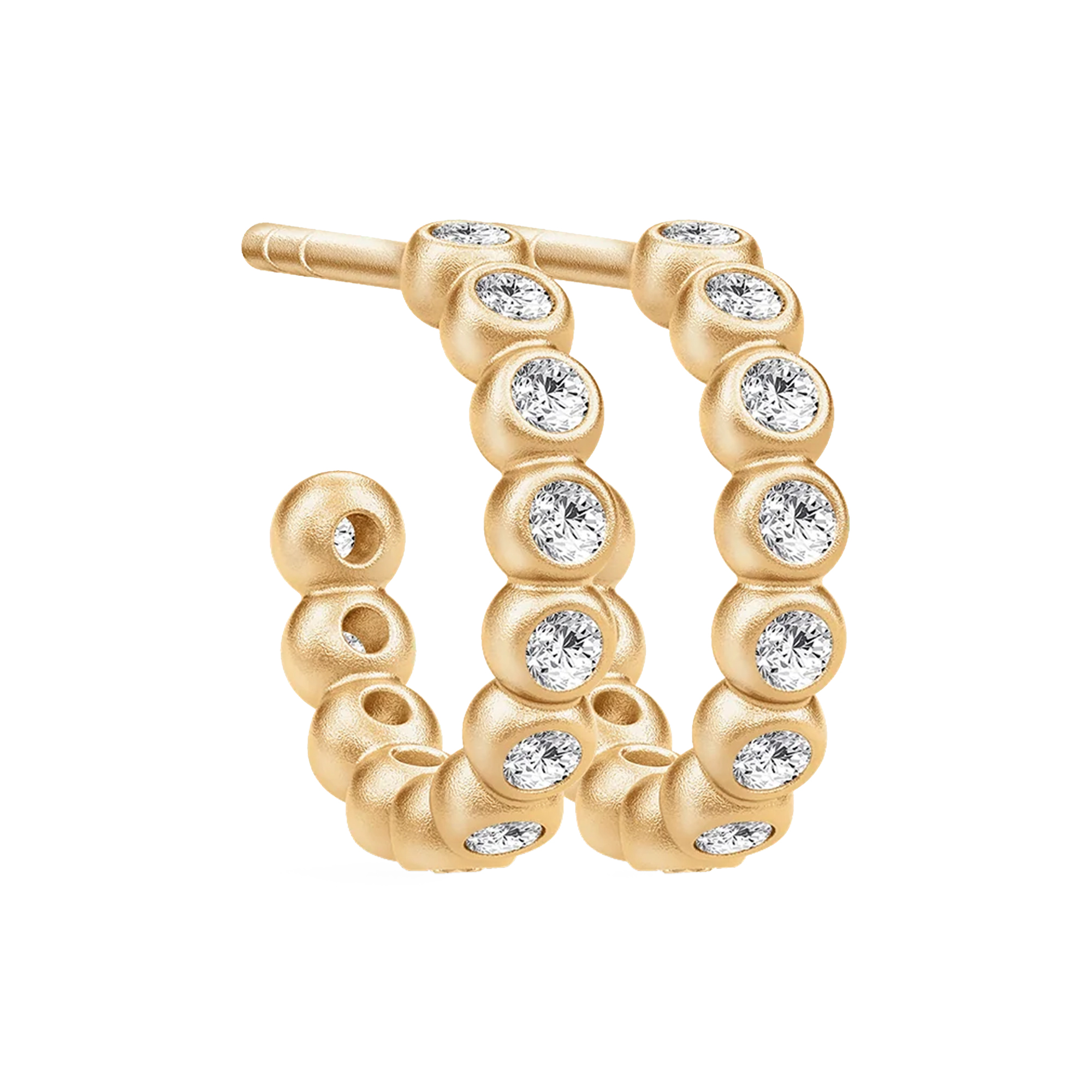 Julie Sandlau - Grace Mini Hoops, gold plated