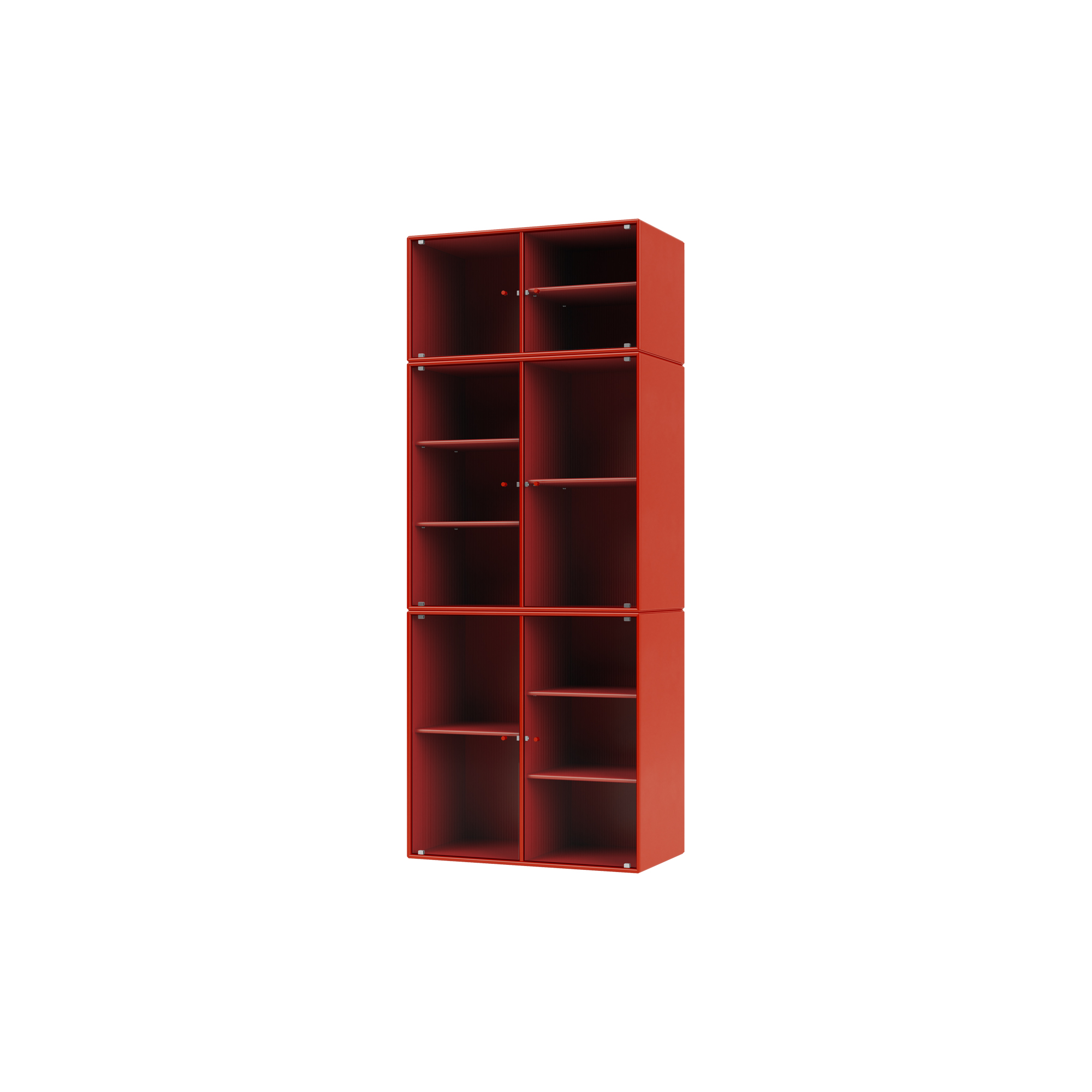 Montana Furniture - RIPPLE IV vitrineskab, 145 rosehip