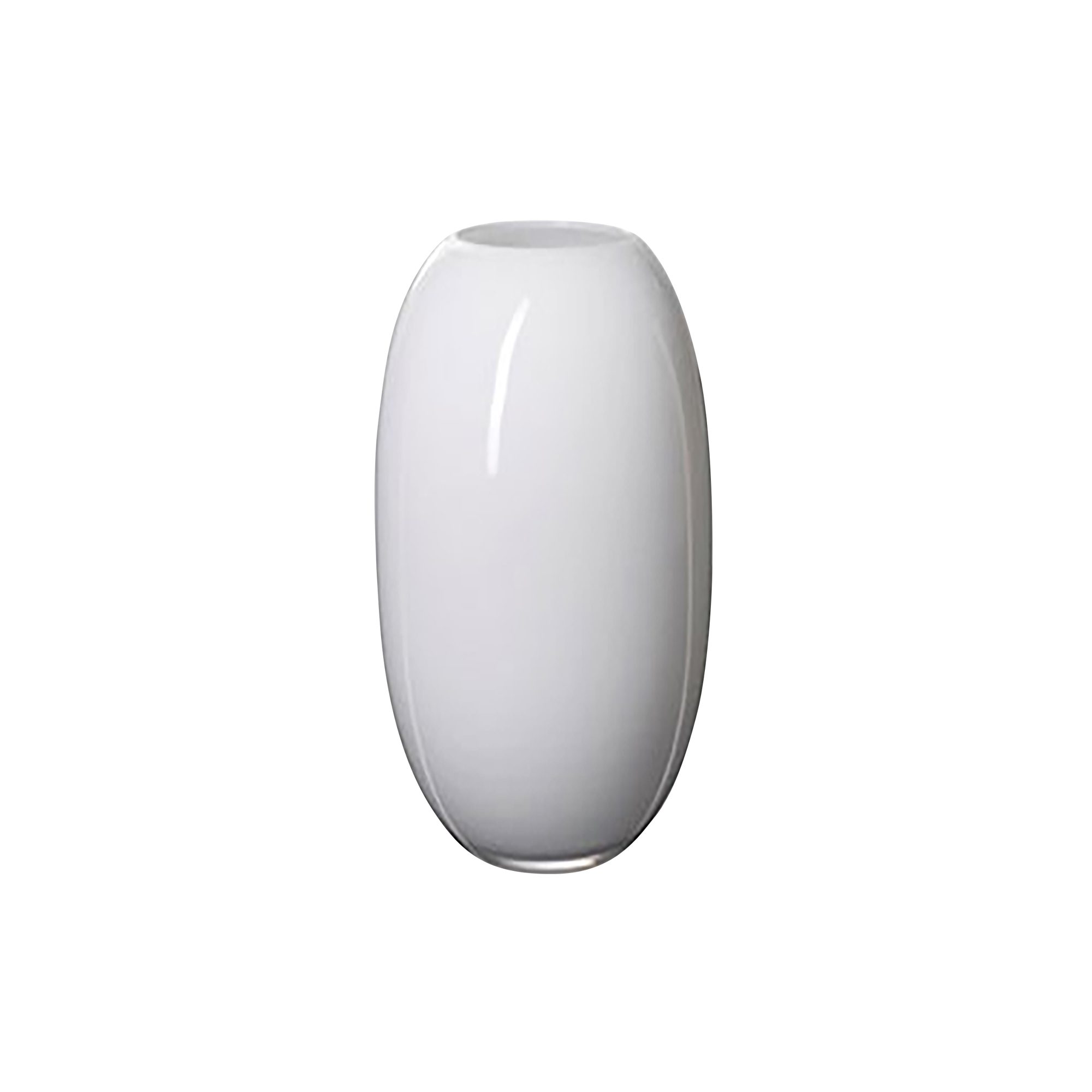 Piet Hein - Vase glas, opal - H20 cm
