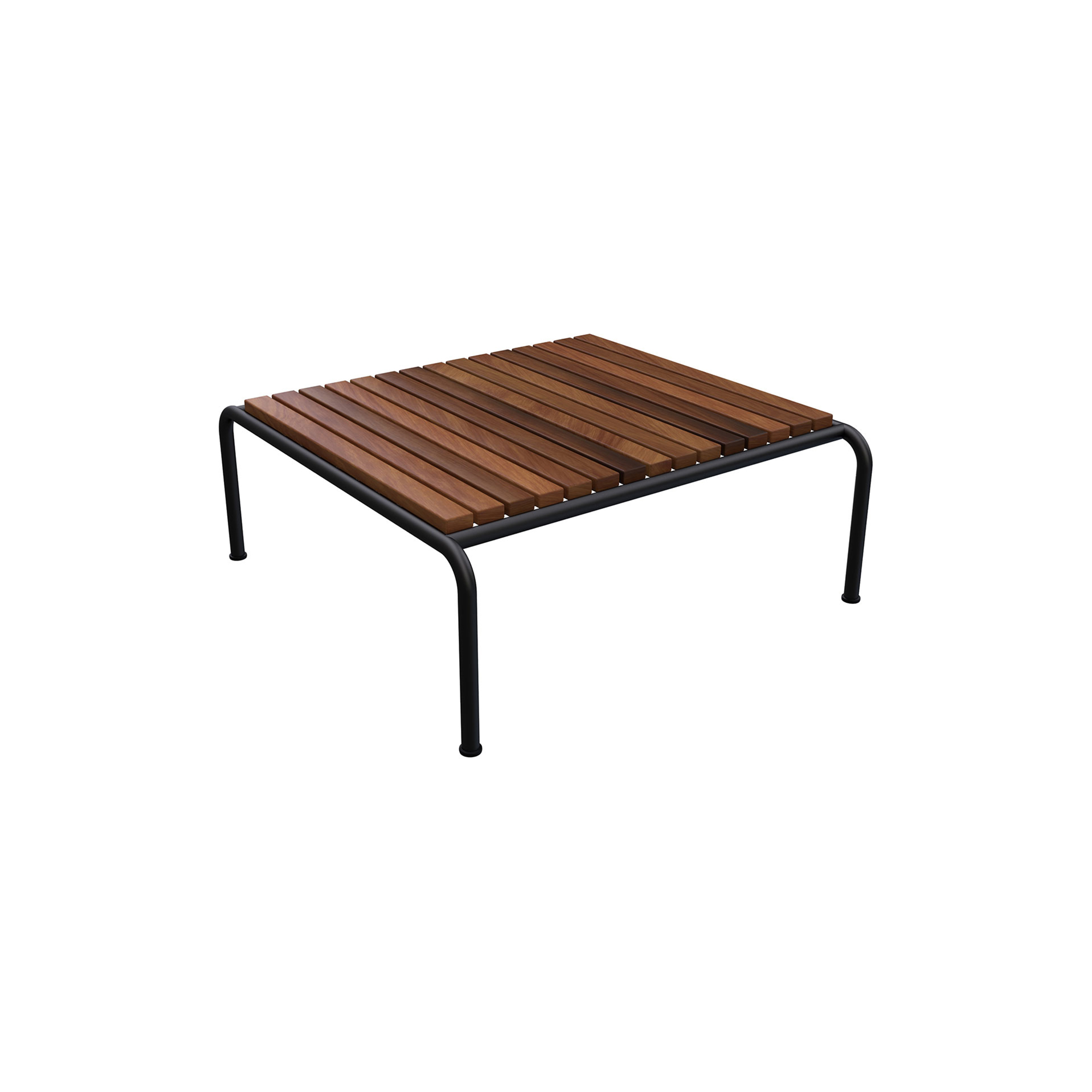 HOUE - AVON loungebord, thermo ash/black - H: 30 x L: 81 x B: 81 cm.