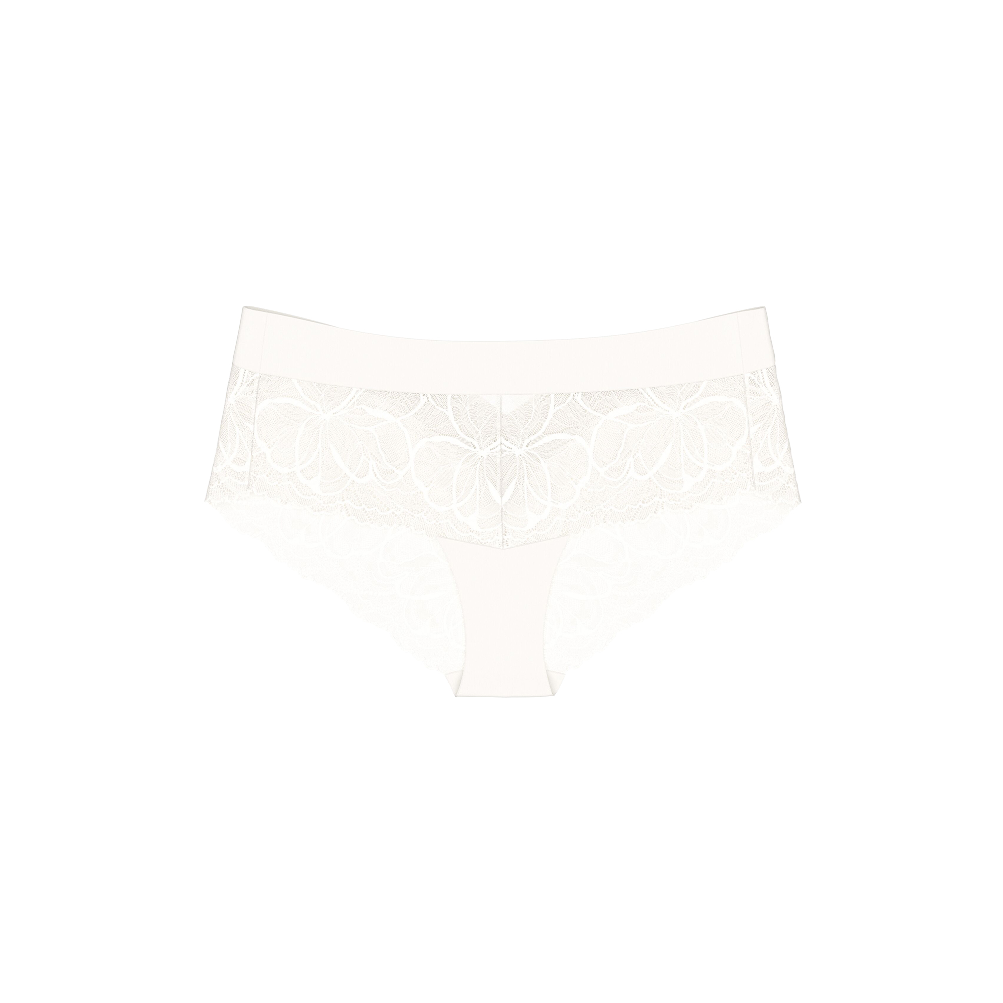 Triumph - Body Make-Up Illusion Lace Shorty, ecru white - Str. 36