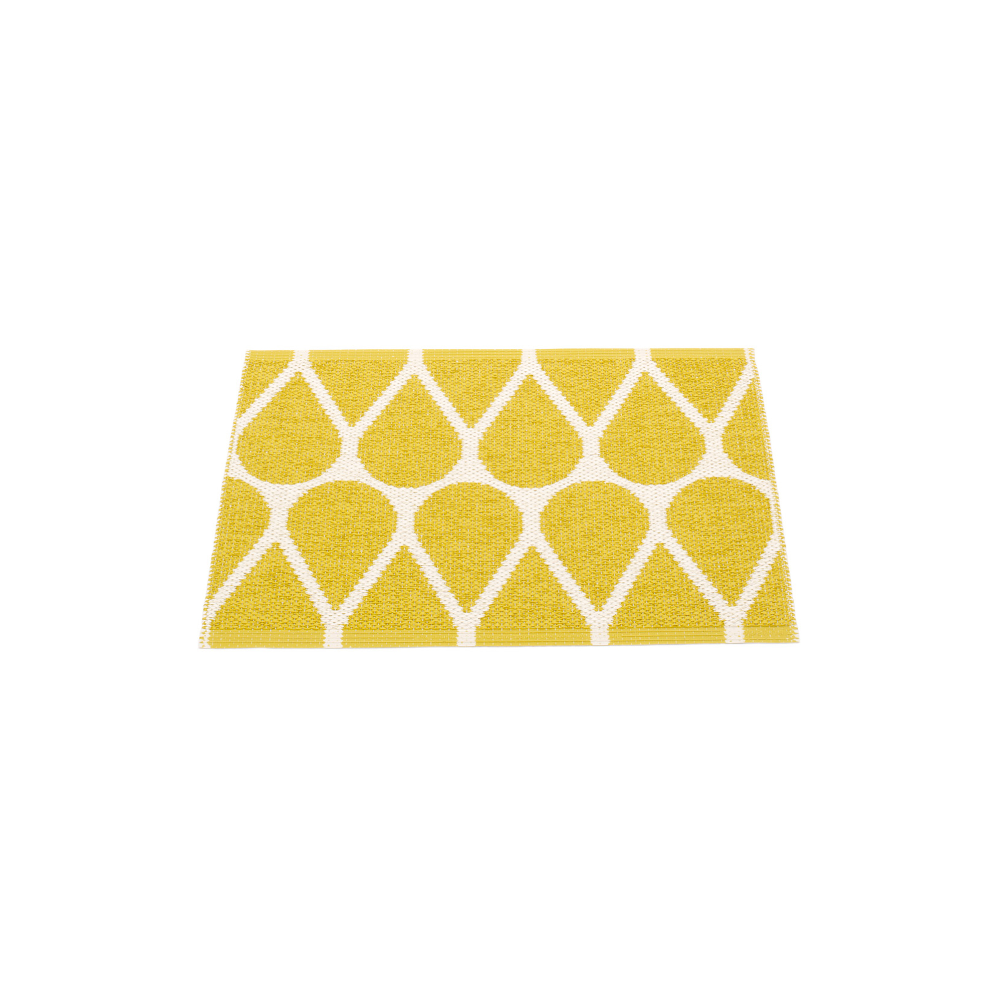 Pappelina - Otis gulvløber, mustard/vanilla - 70x50 cm