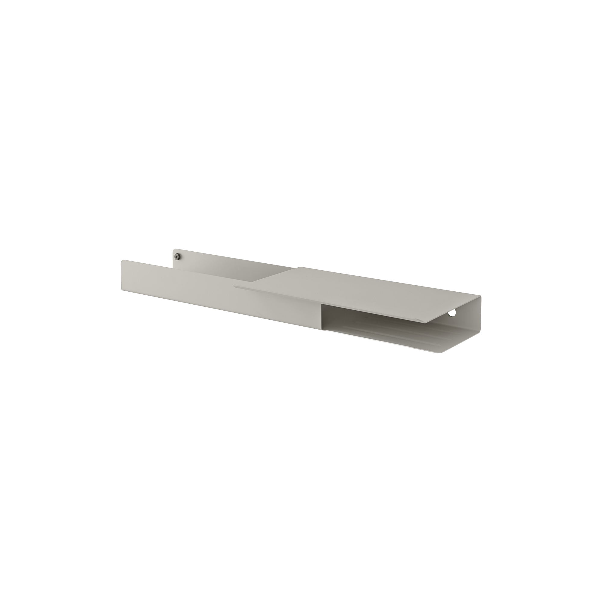 Muuto - Folded Shelves Platform, grey - 62x5.4 cm