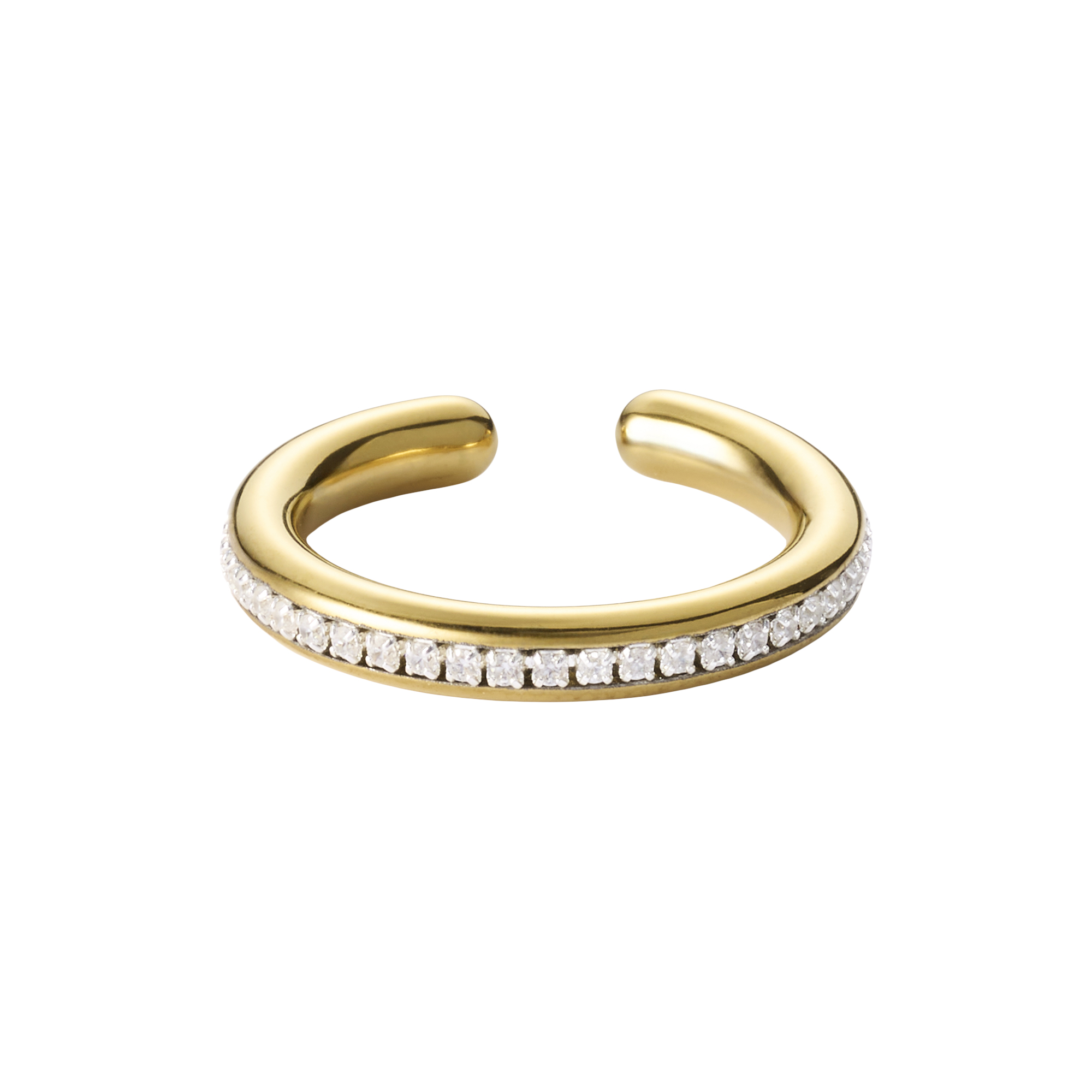 bangle up - LIGNE CZ | Light Gold | Ring - 53