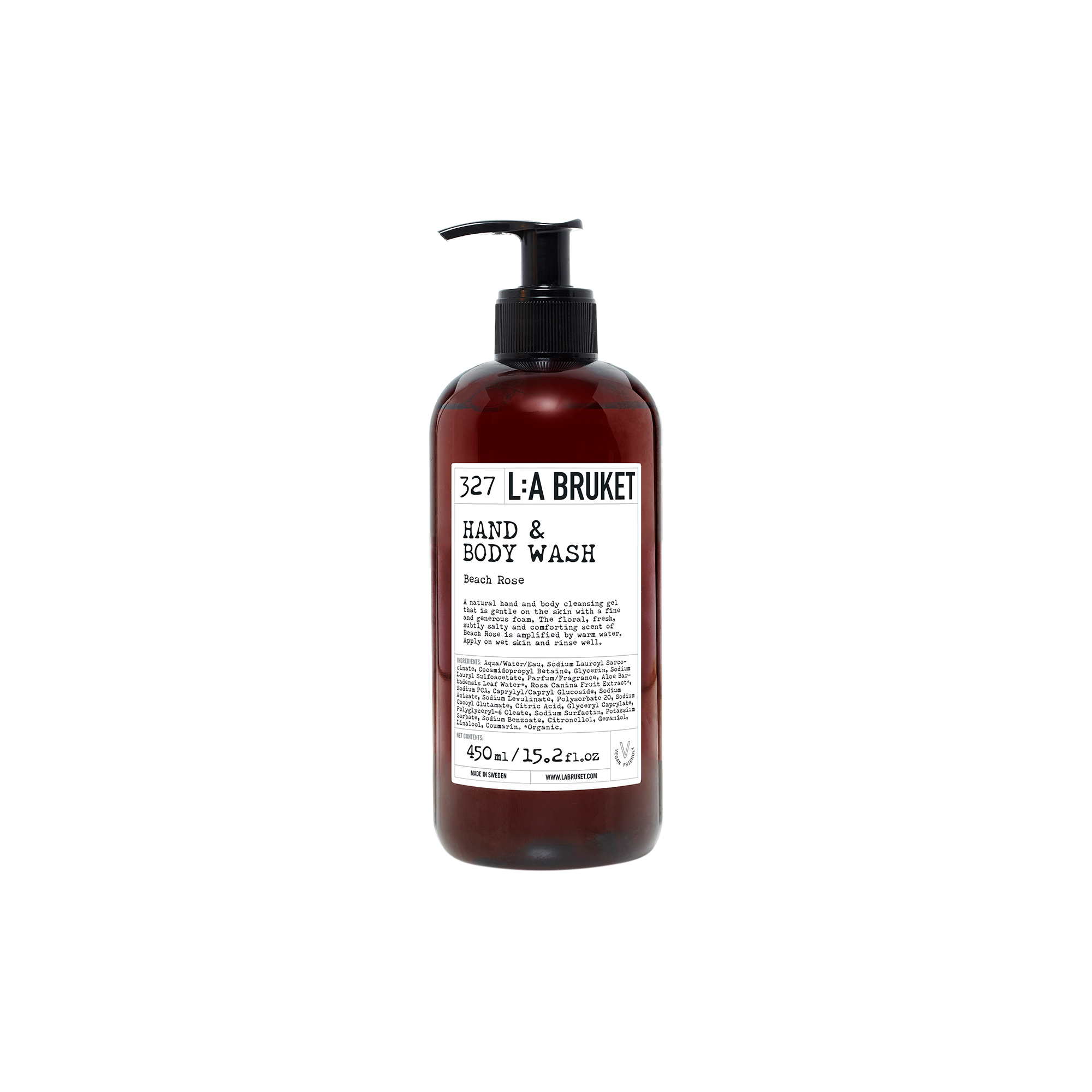 L:a Bruket - No. 327 Hand & Body Wash, beach rose