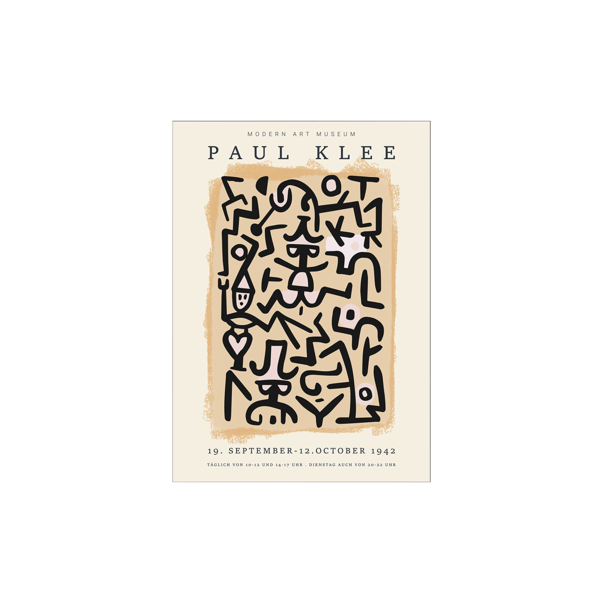 Poster & Frame - Paul Klee - Modern Art exhibition - 50x70 cm