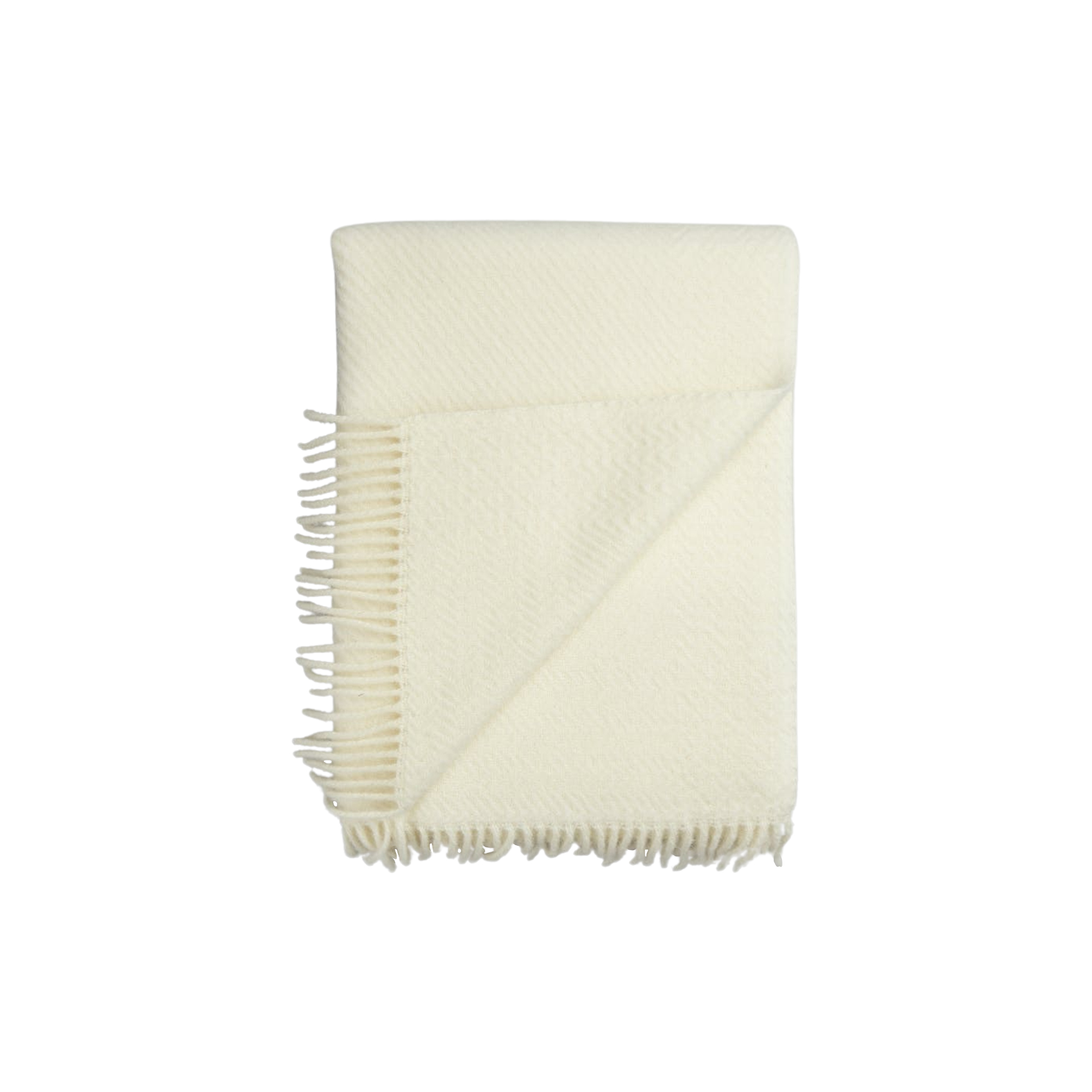 Røros Tweed - KATTEFOT Throw, white