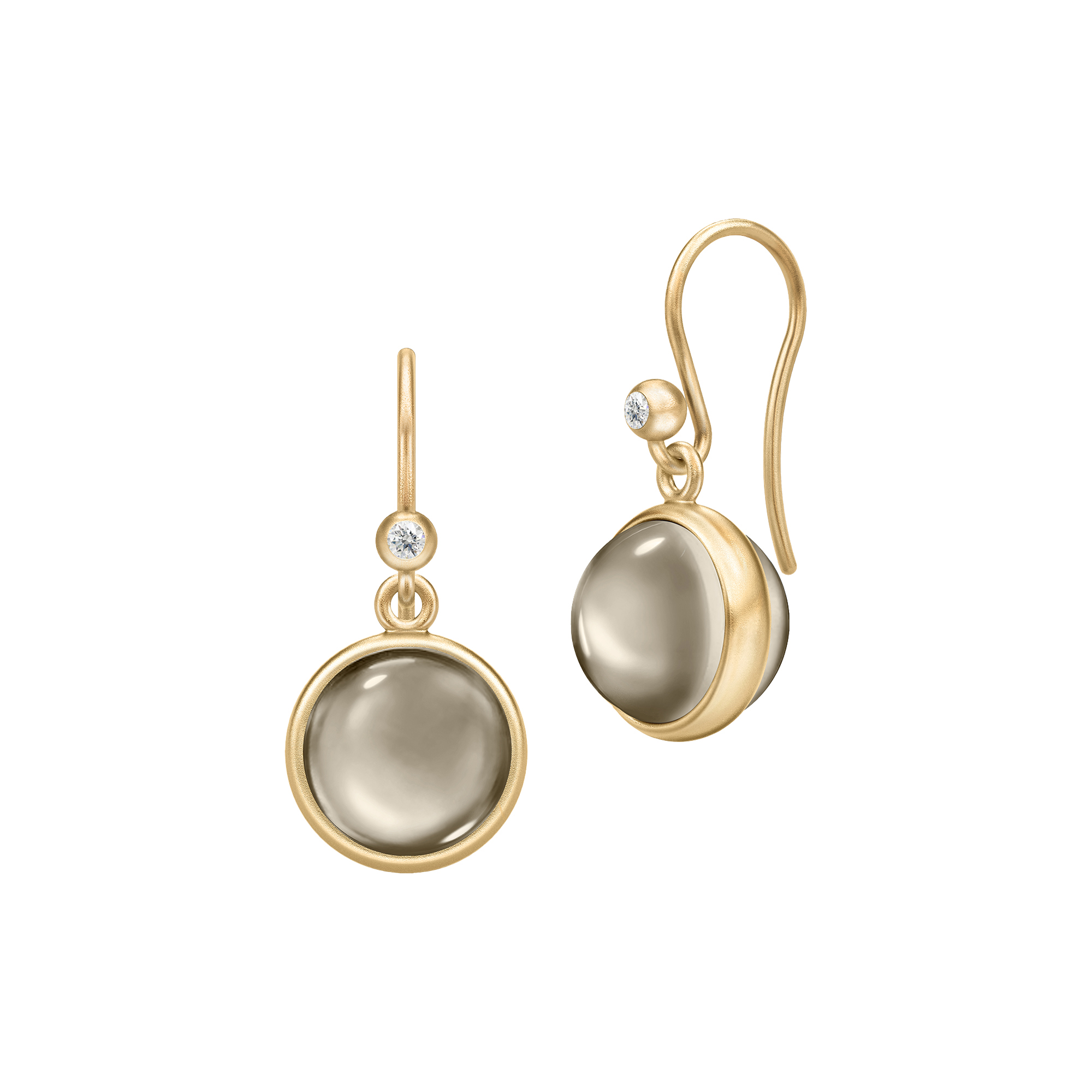 Julie Sandlau - Prime Øreringe, gold/smokey