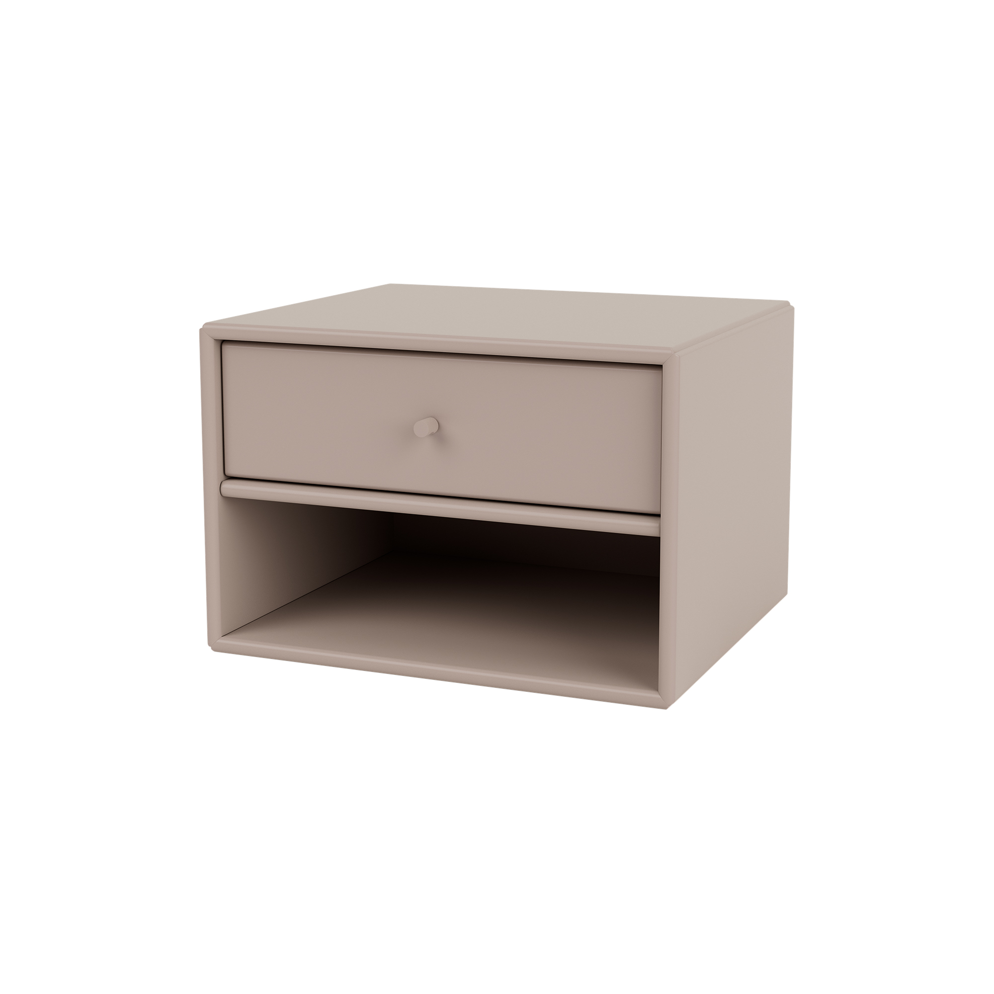 Montana Furniture - DASH lille sengebord, 137 mushroom